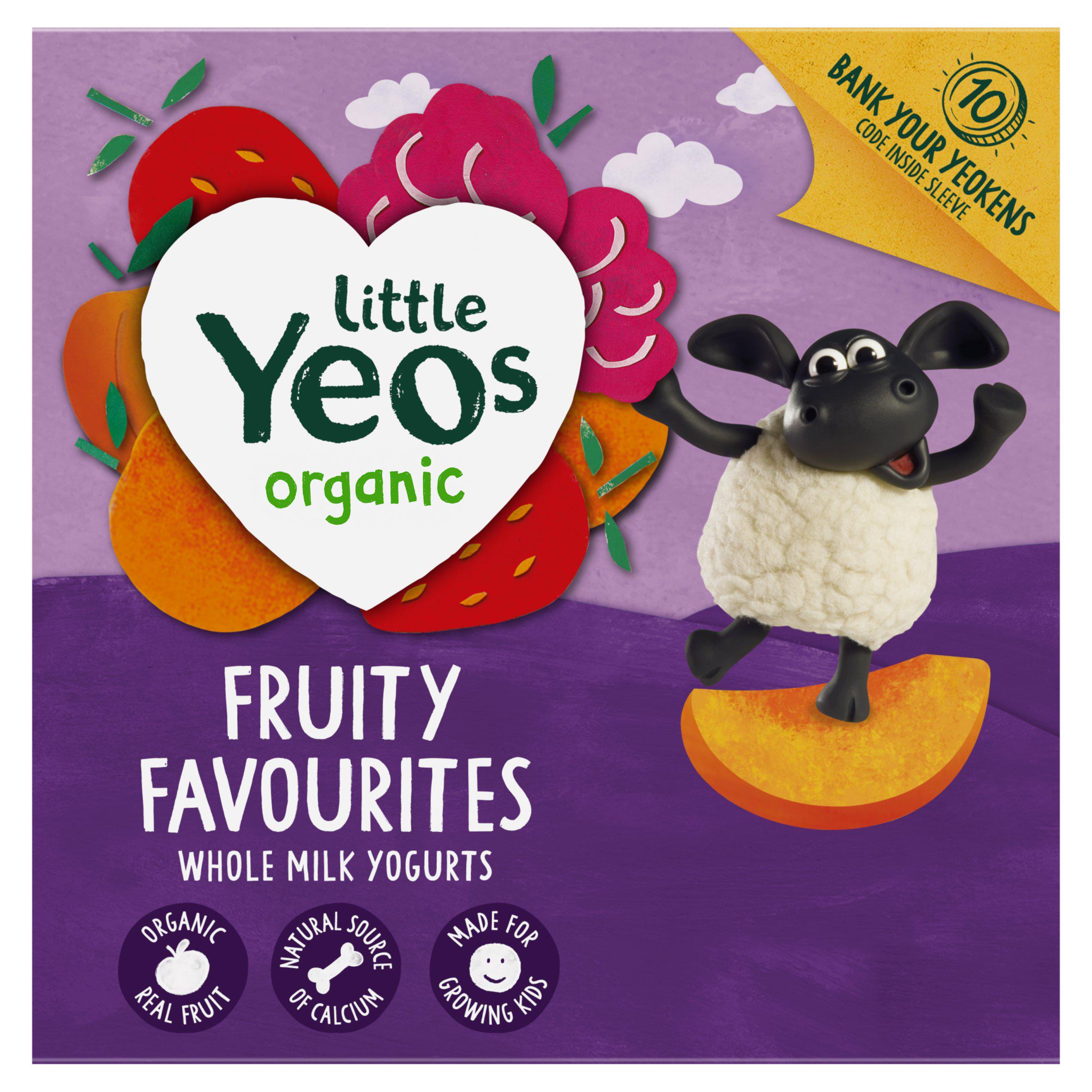 Little Yeos Organic Fruity Favourites Yogurt