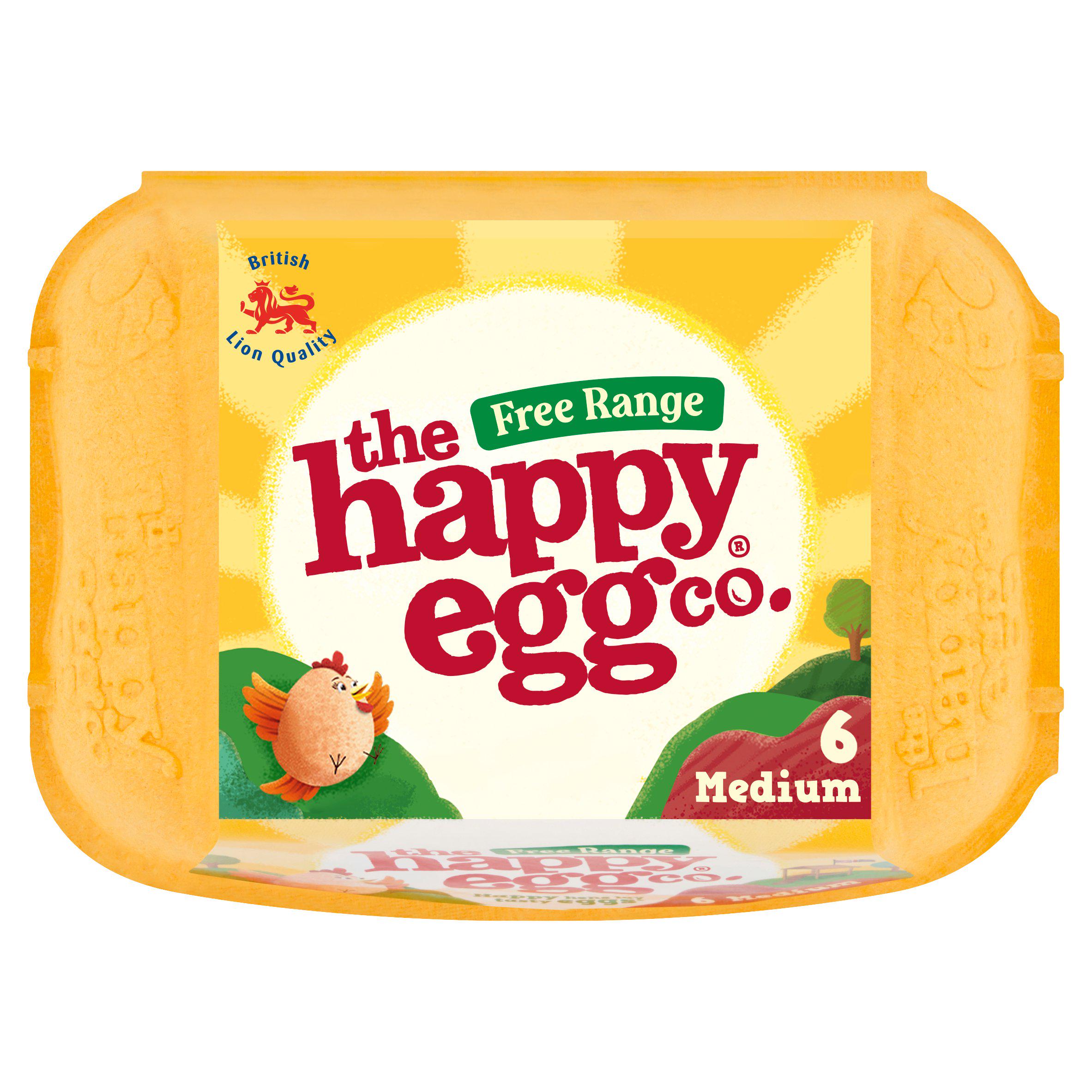 The Happy Egg Co. Free Range Medium x6