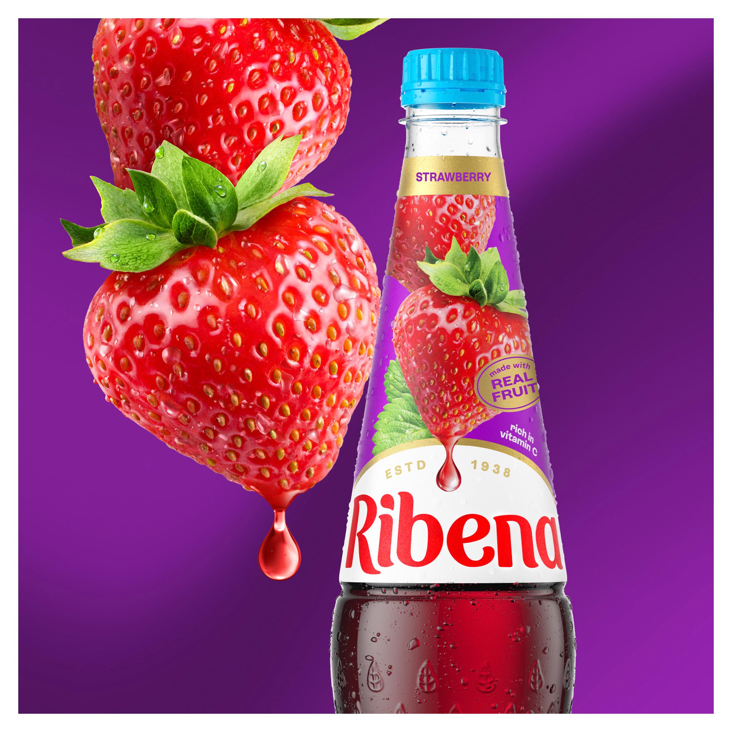 Ribena Strawberry Squash No Added Sugar 850ml thumbnail 4