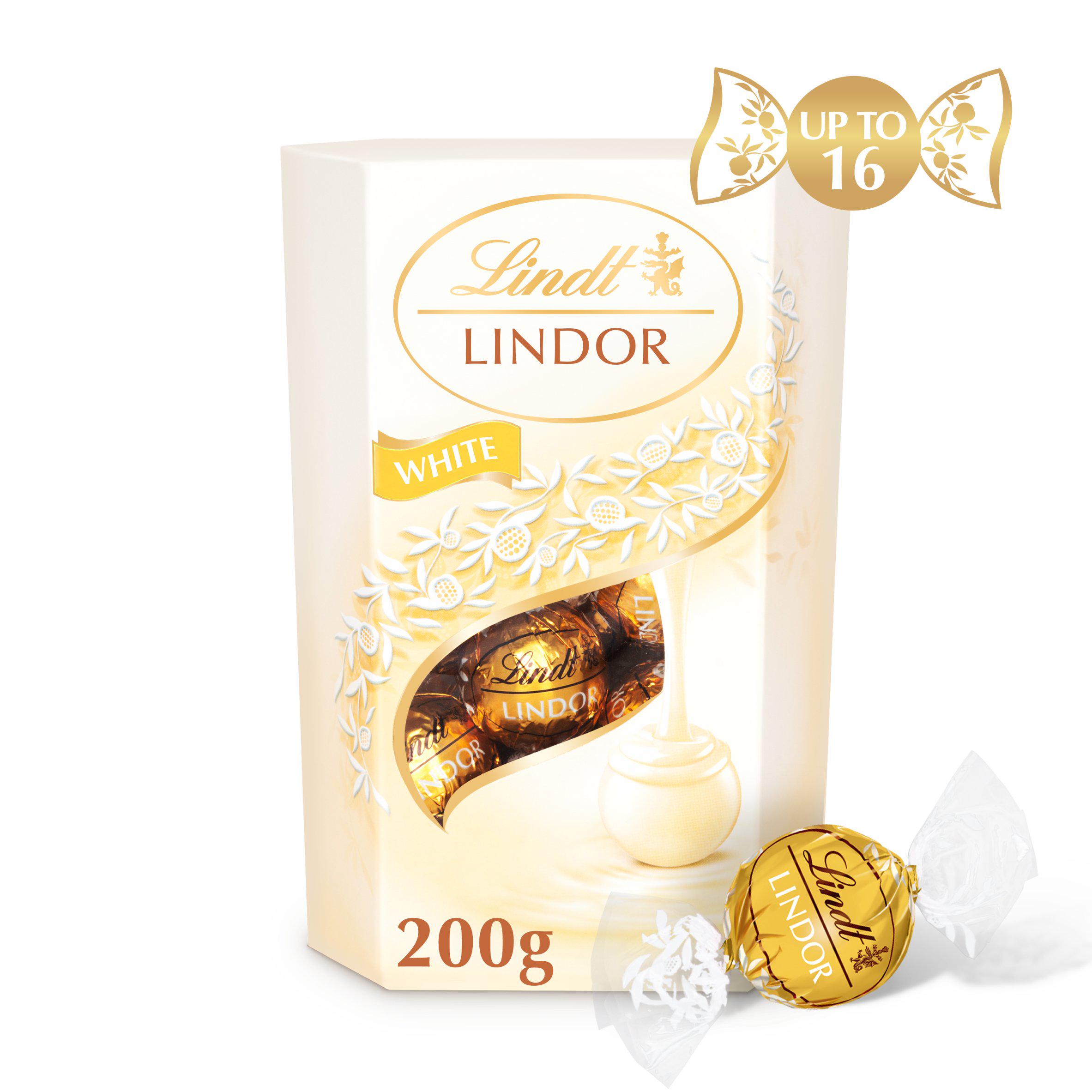 Lindt Lindor White Chocolate Truffles Box