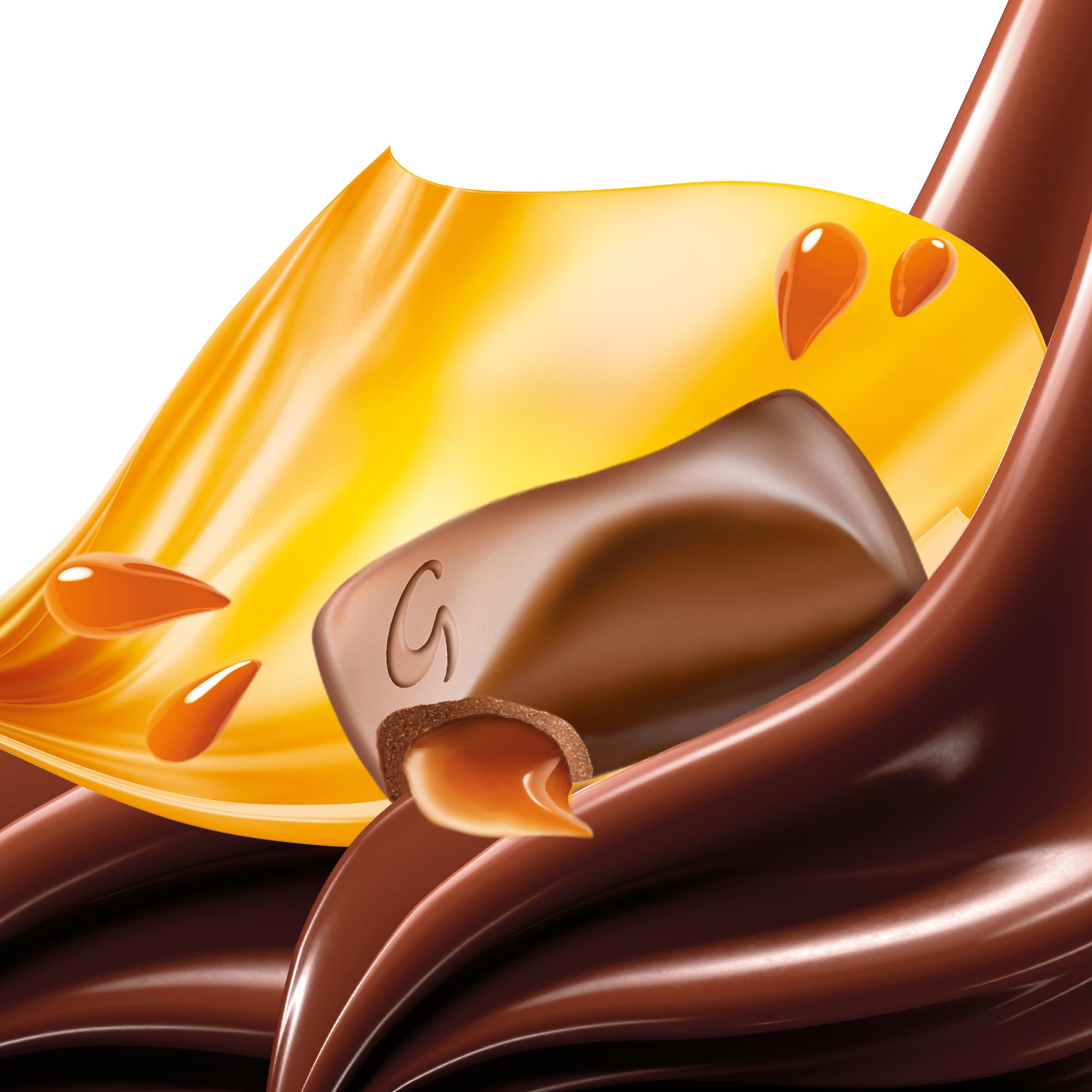 Galaxy Smooth Caramel & Milk Chocolate Block Bar Vegetarian 135g thumbnail 2