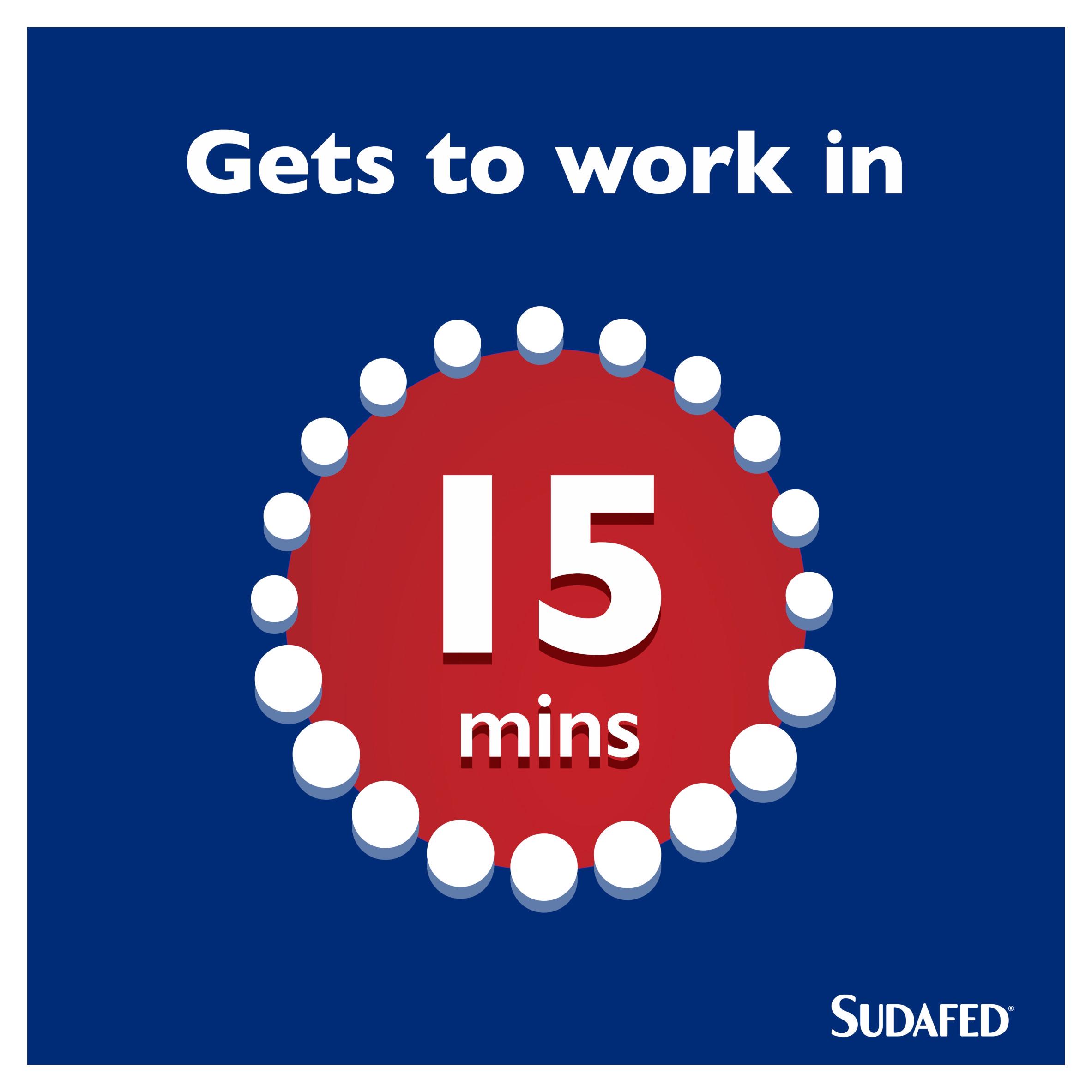 Sudafed Sinus Max Strength Capsules x16 thumbnail 4