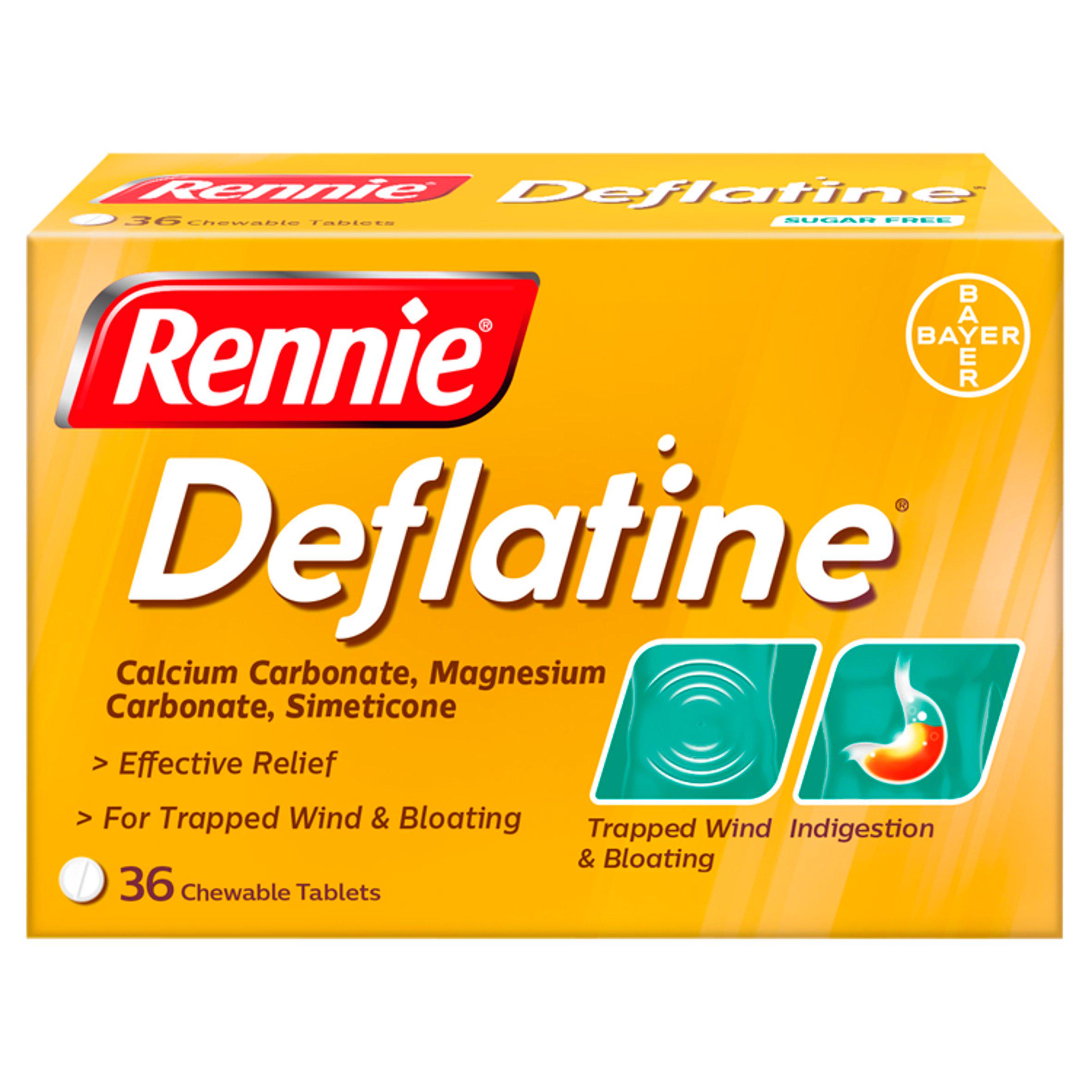 Rennie Deflatine Trapped Wind Relief Tablets x36