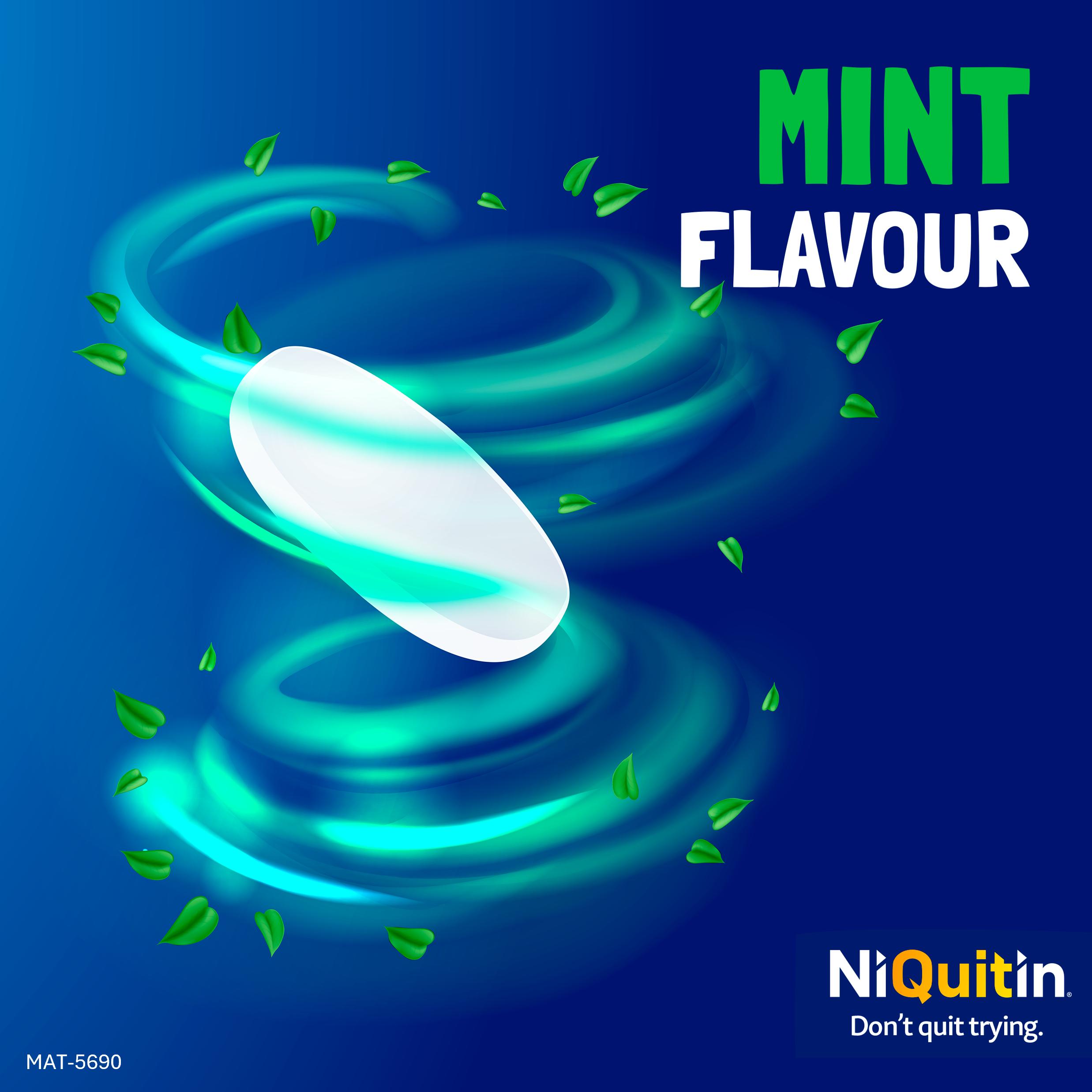NiQuitin Minis Mint Nicotine Lozenges Reduce & Quit Smoking Aid x60 4mg thumbnail 5