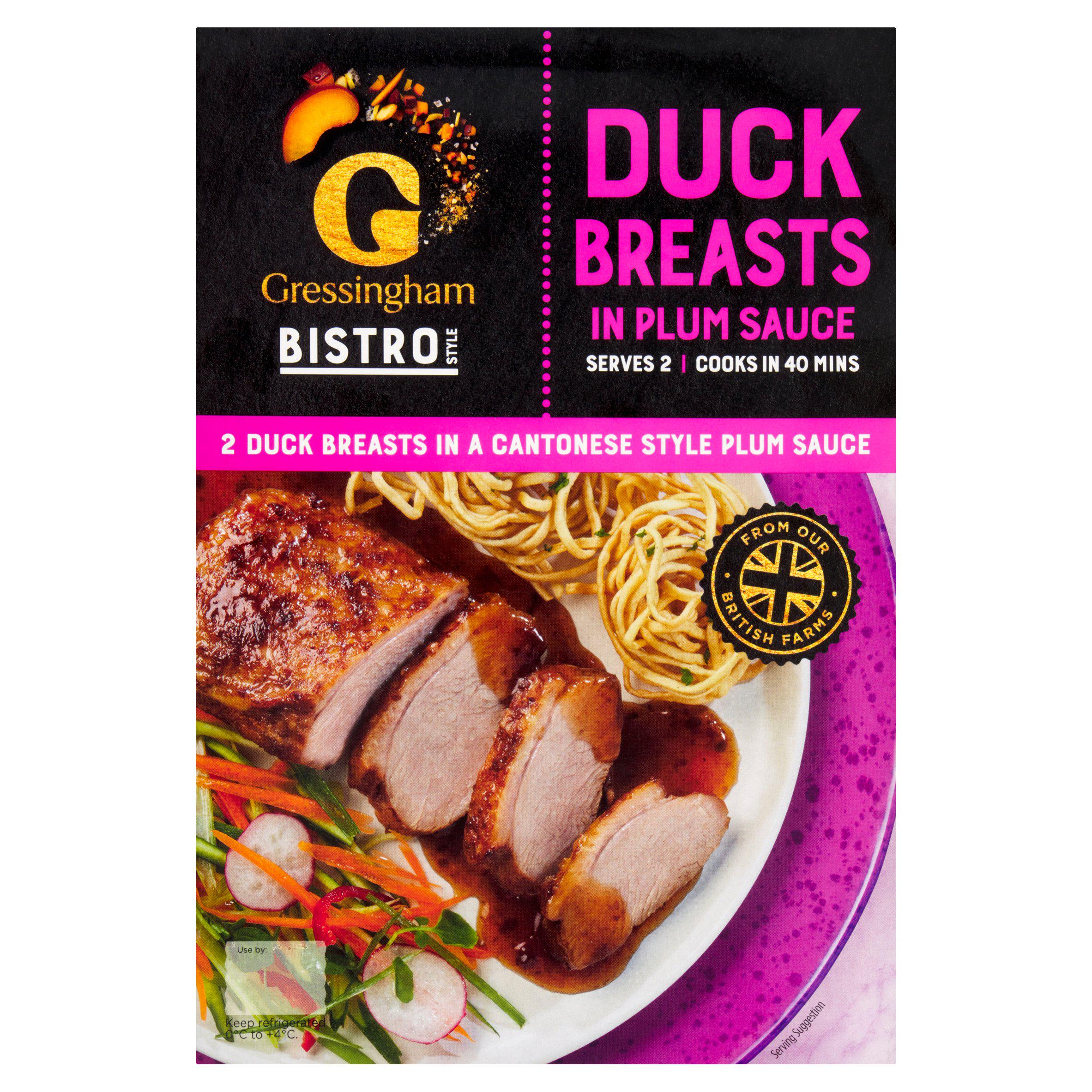 Gressingham Bistro 2 Duck Breasts In Plum Sauce