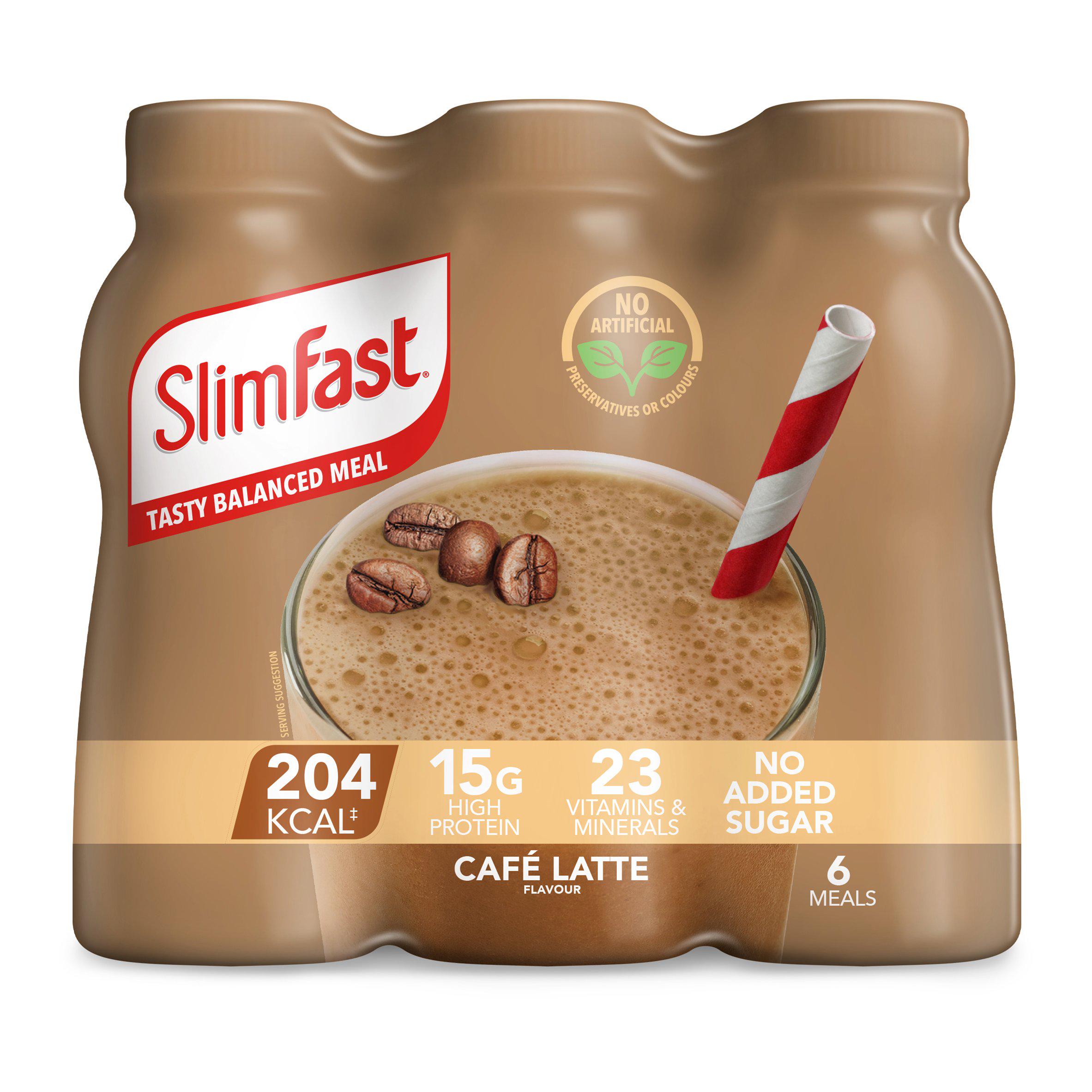 SlimFast Cafe Latte Milkshake Multipack