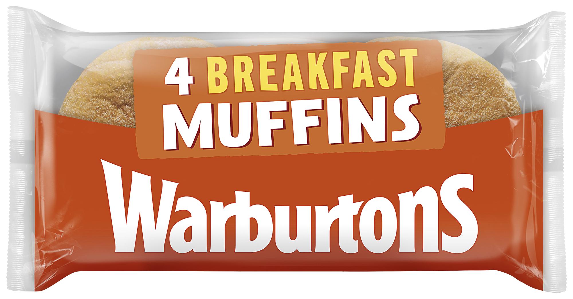 Warburtons Toasting Muffins x4 thumbnail 2