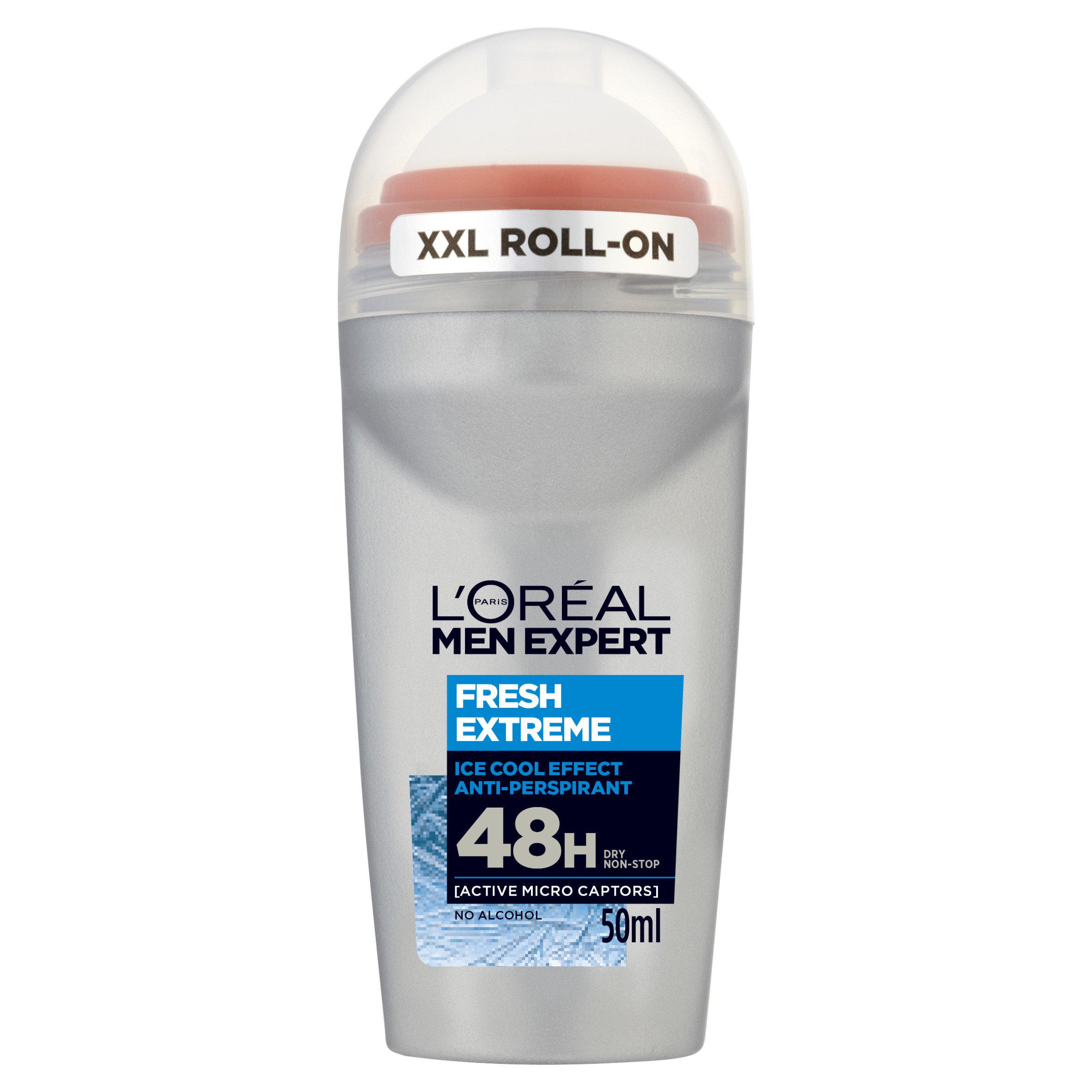L'Oreal Men Expert 50ml Deodorant Fresh Extreme Roll On 48H Anti-Perspirant