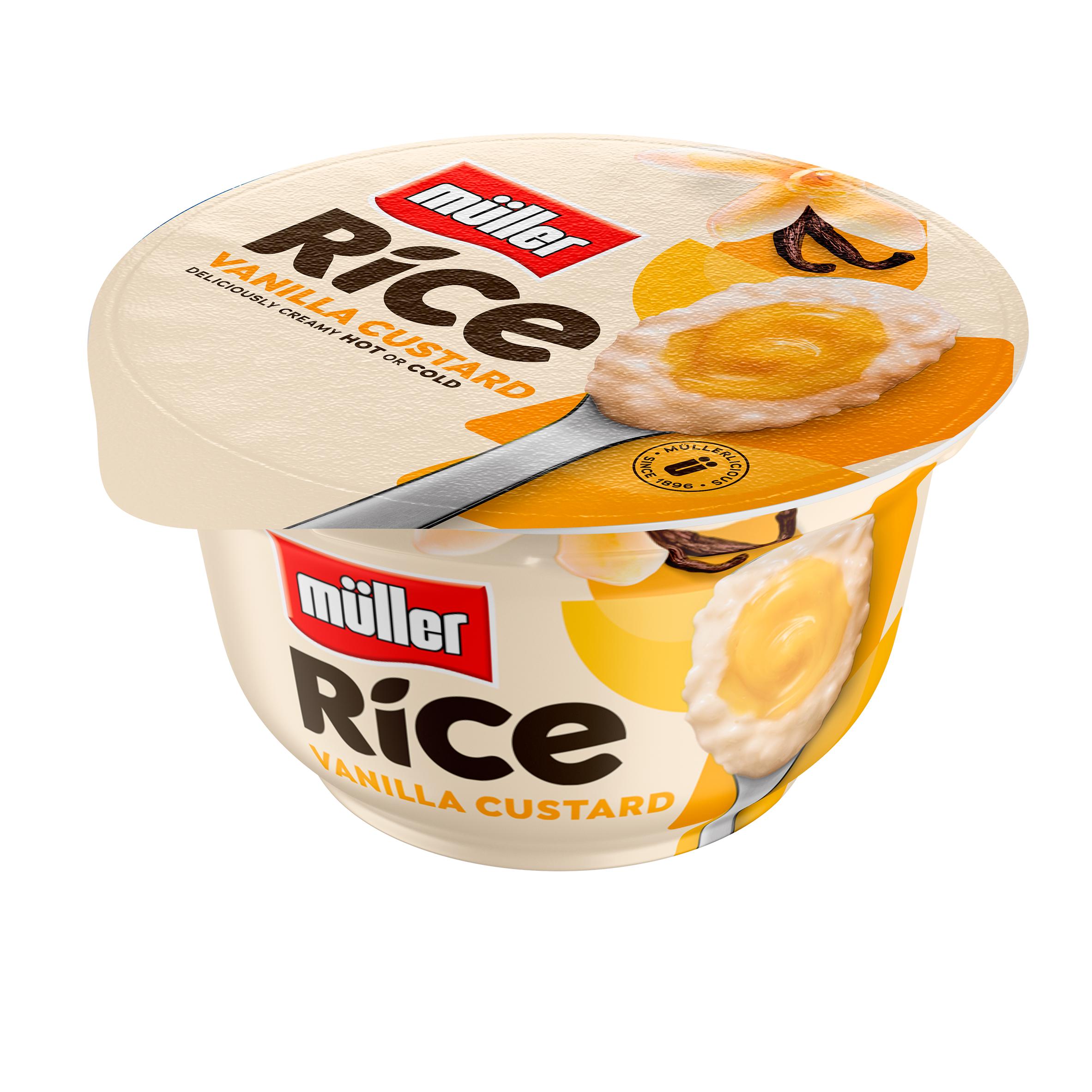 Müller Rice Vanilla Custard Low Fat Pudding Dessert 170g thumbnail 3