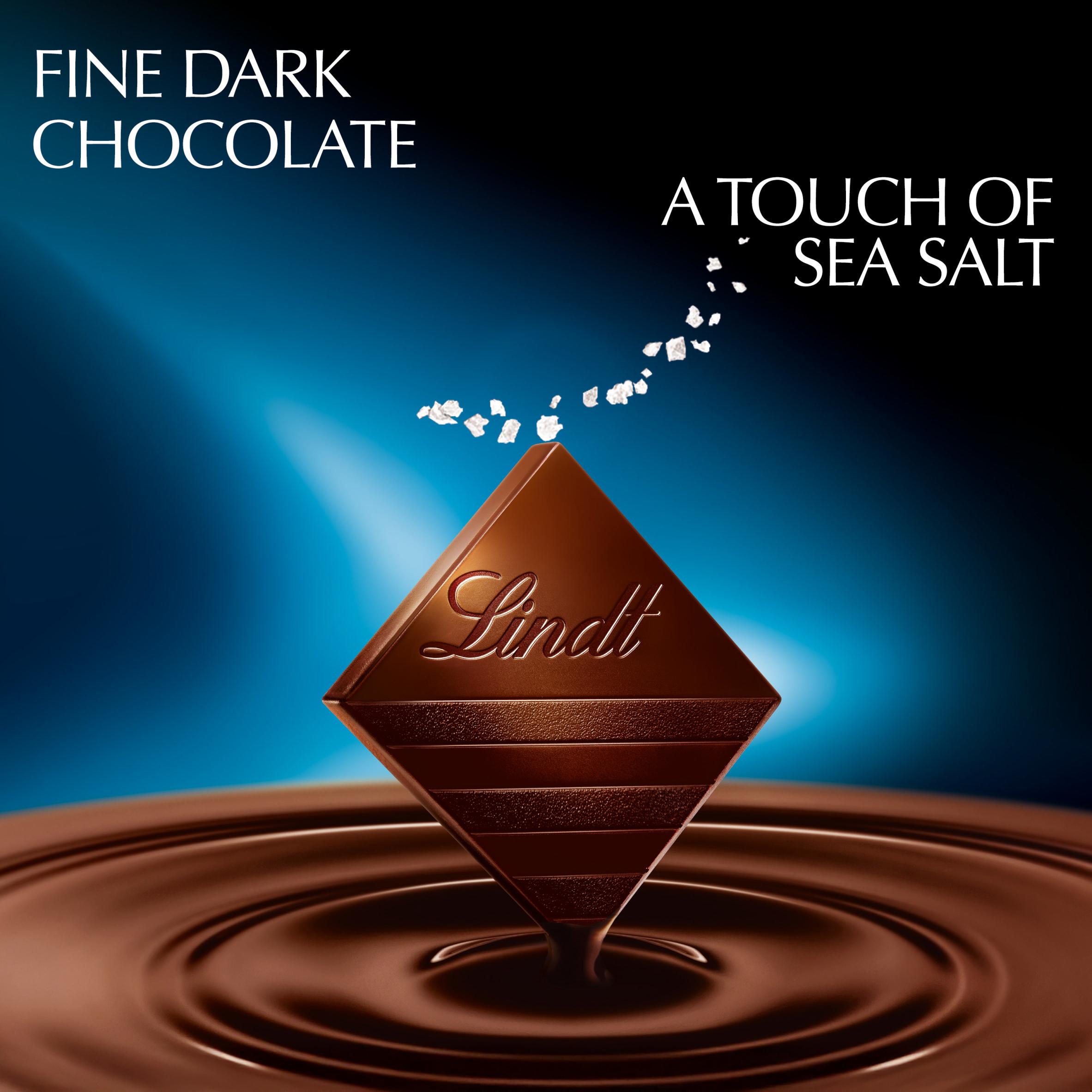 Lindt Excellence Dark Sea Salt Chocolate Bar 100g thumbnail 2
