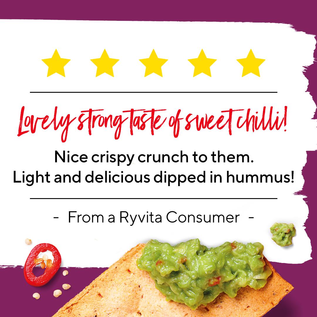 Ryvita Thins Sweet Chilli Flatbread Crackers 125g thumbnail 5