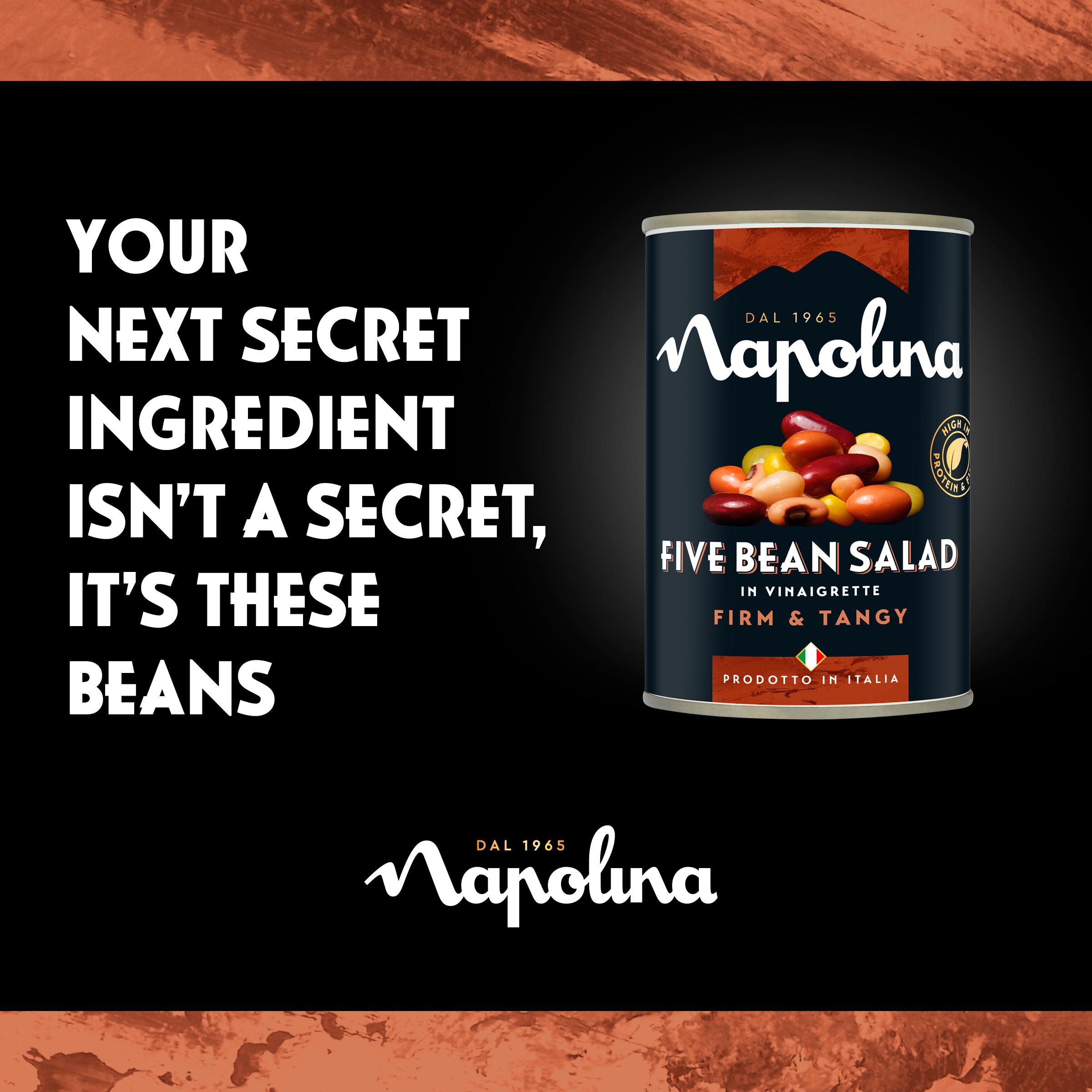 Napolina Five Bean Salad in Vinaigrette 400g thumbnail 2