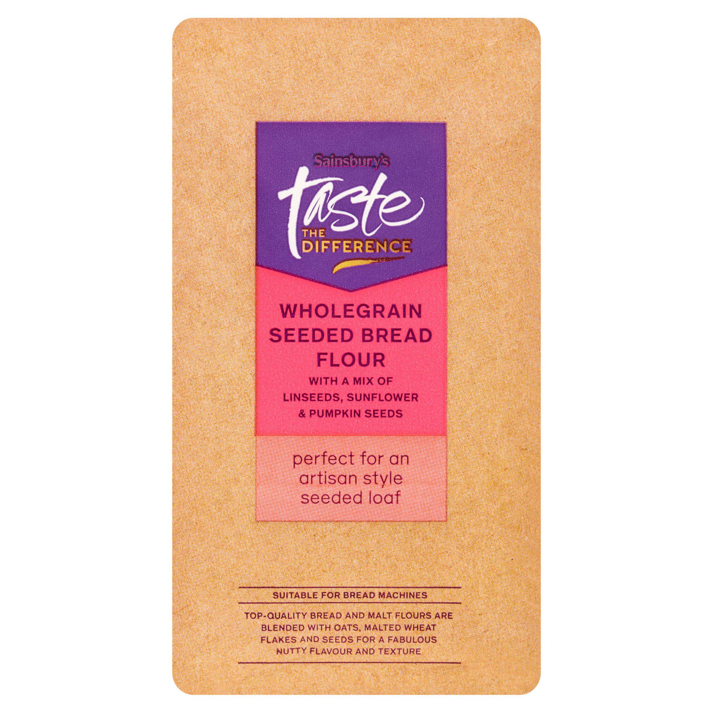 Sainsbury's Wholegrain Seeded Flour, Taste the Difference 1kg