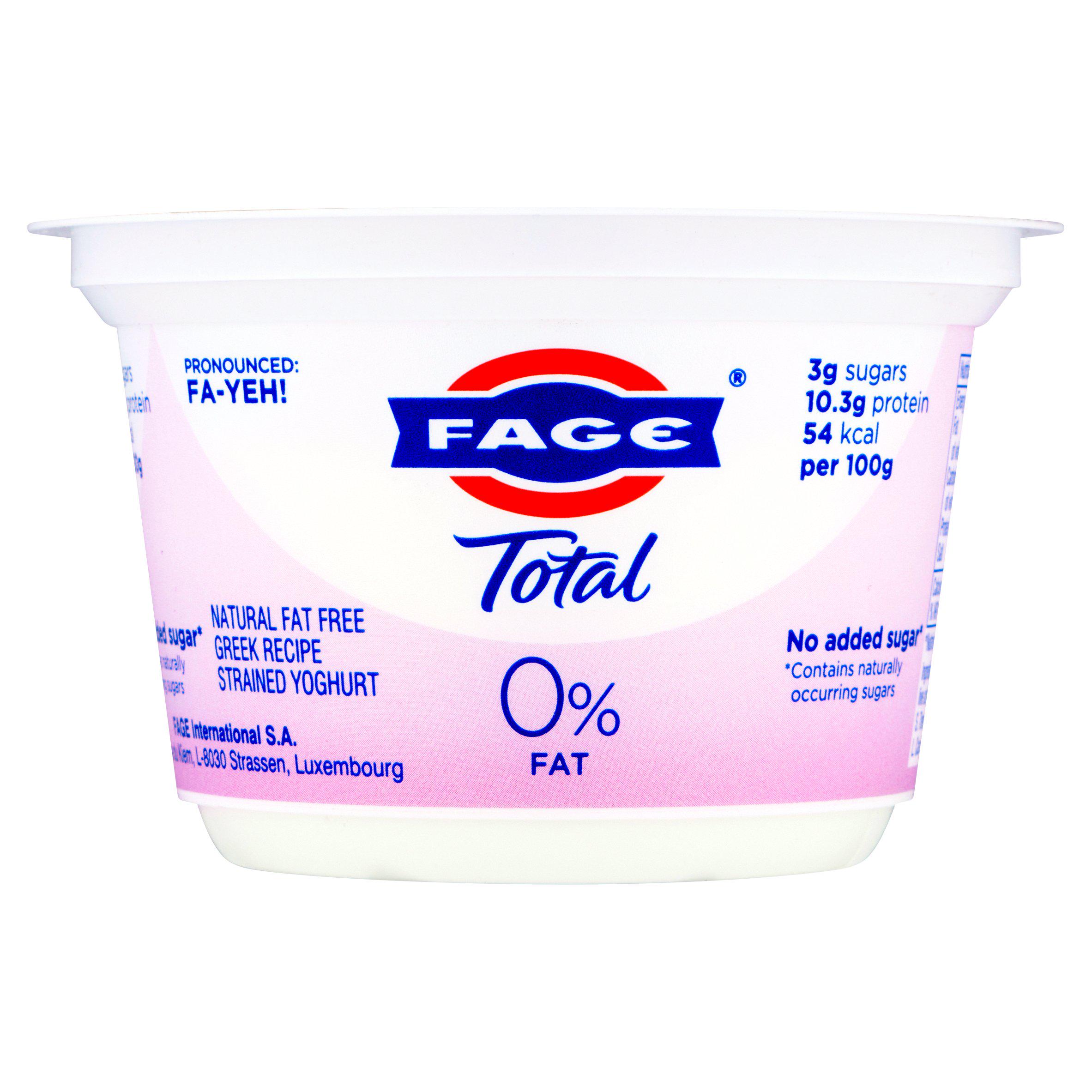 Total Fat Free Greek Recipe Natural Yogurt