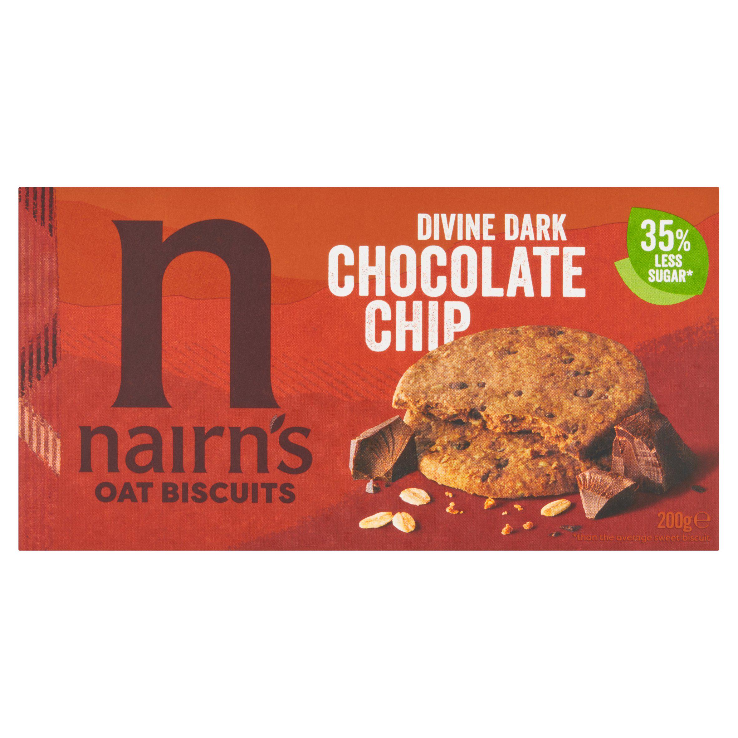 Nairns Dark Chocolate Chip Oat Biscuits