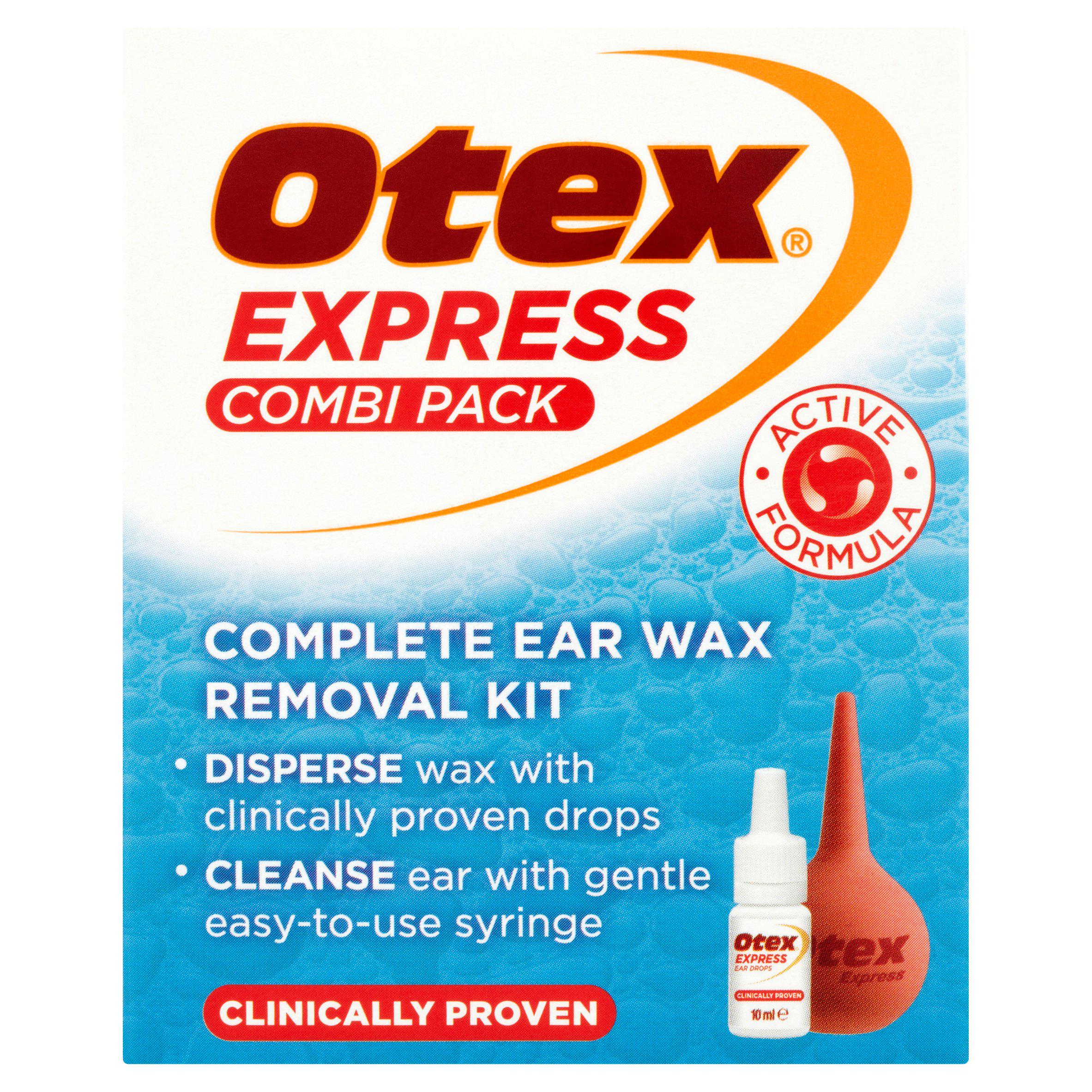 Express Combi Pack Complete Ear Wax Removal Kit 10ml