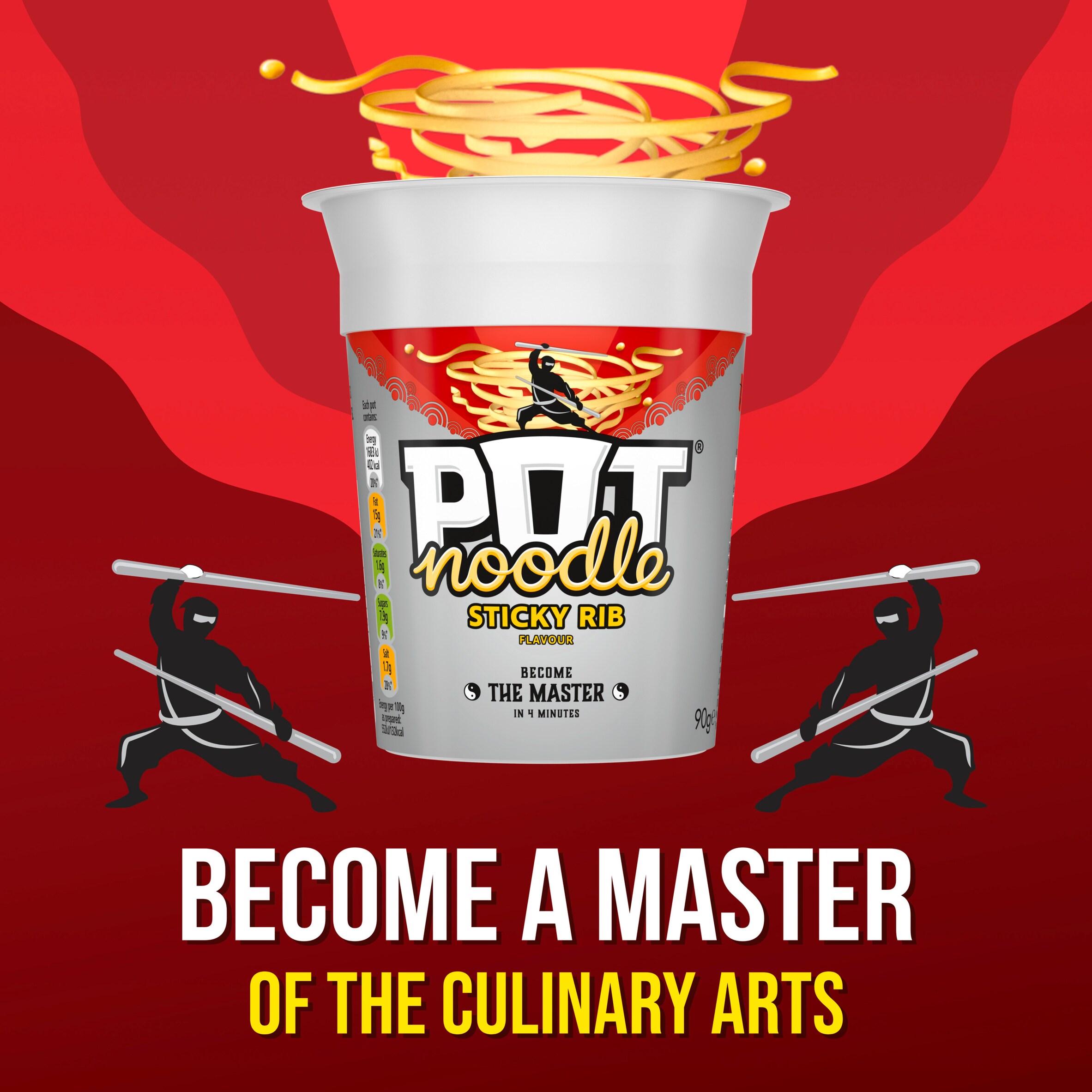 Pot Noodle Sticky Rib 90g thumbnail 2