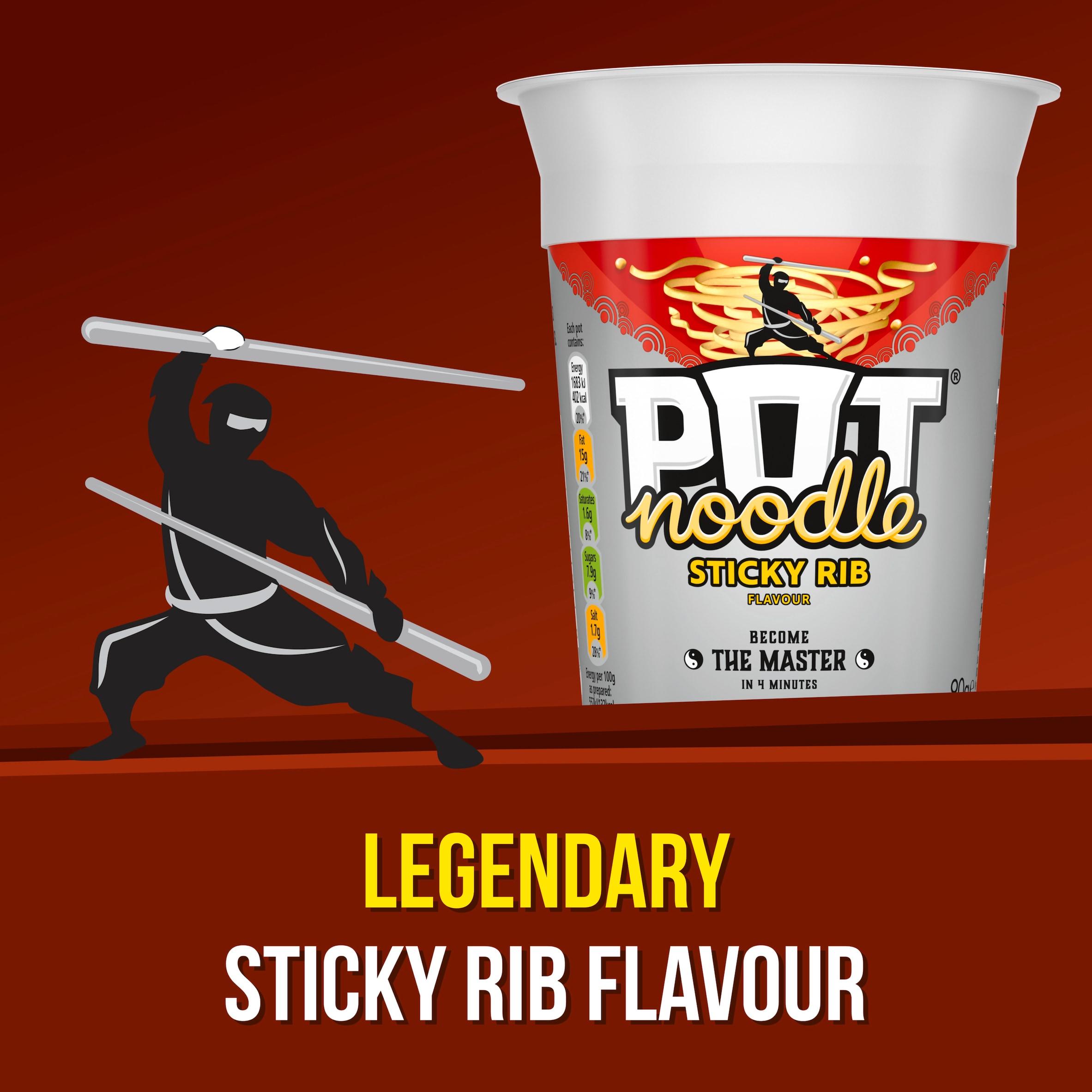 Pot Noodle Sticky Rib 90g thumbnail 4