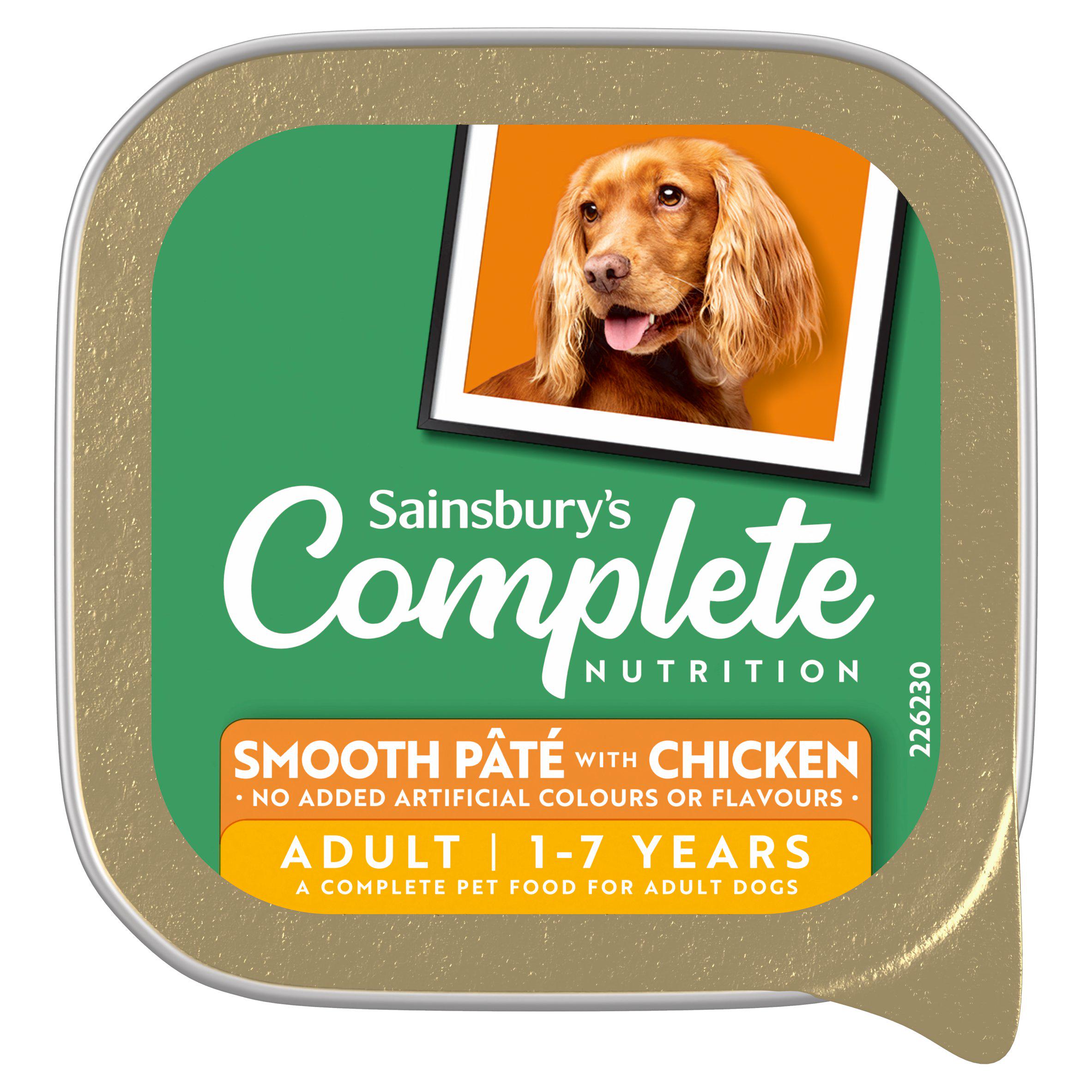 Sainsbury's Adult Dog Food Farmhouse Kitchen Smooth Pate with Chicken 150g