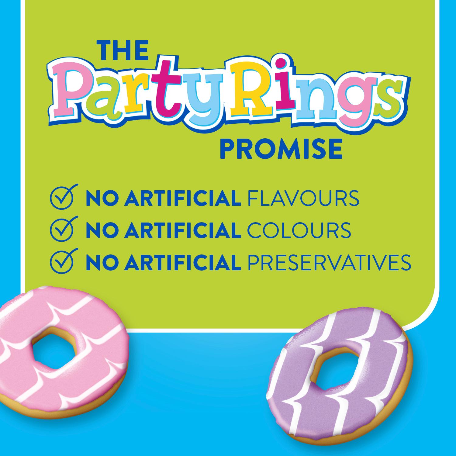 Fox's 6 Biscuits Party Rings Minis Snack Bags thumbnail 2