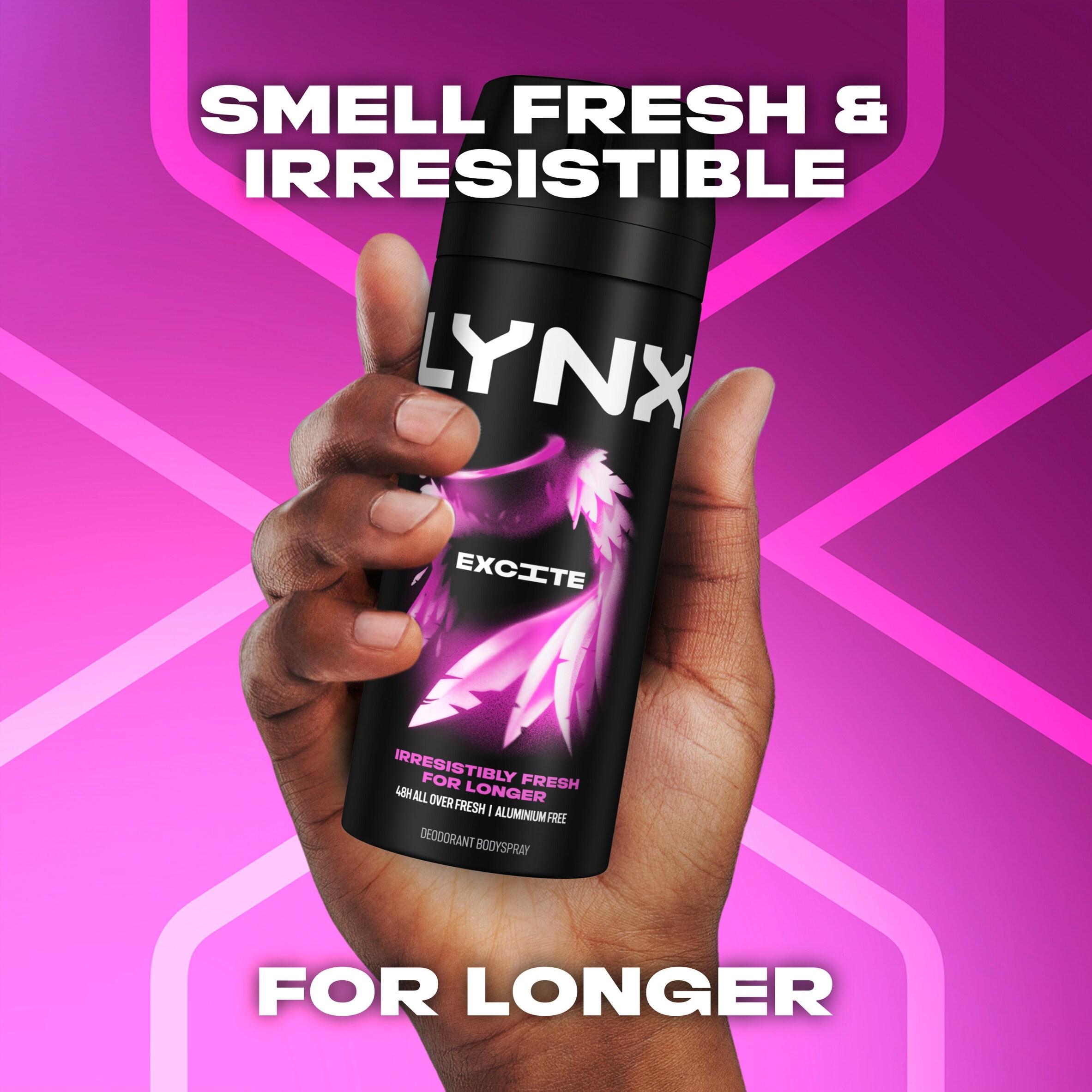 Lynx Excite 48h Deodorant Body Spray for Men 150ml thumbnail 2