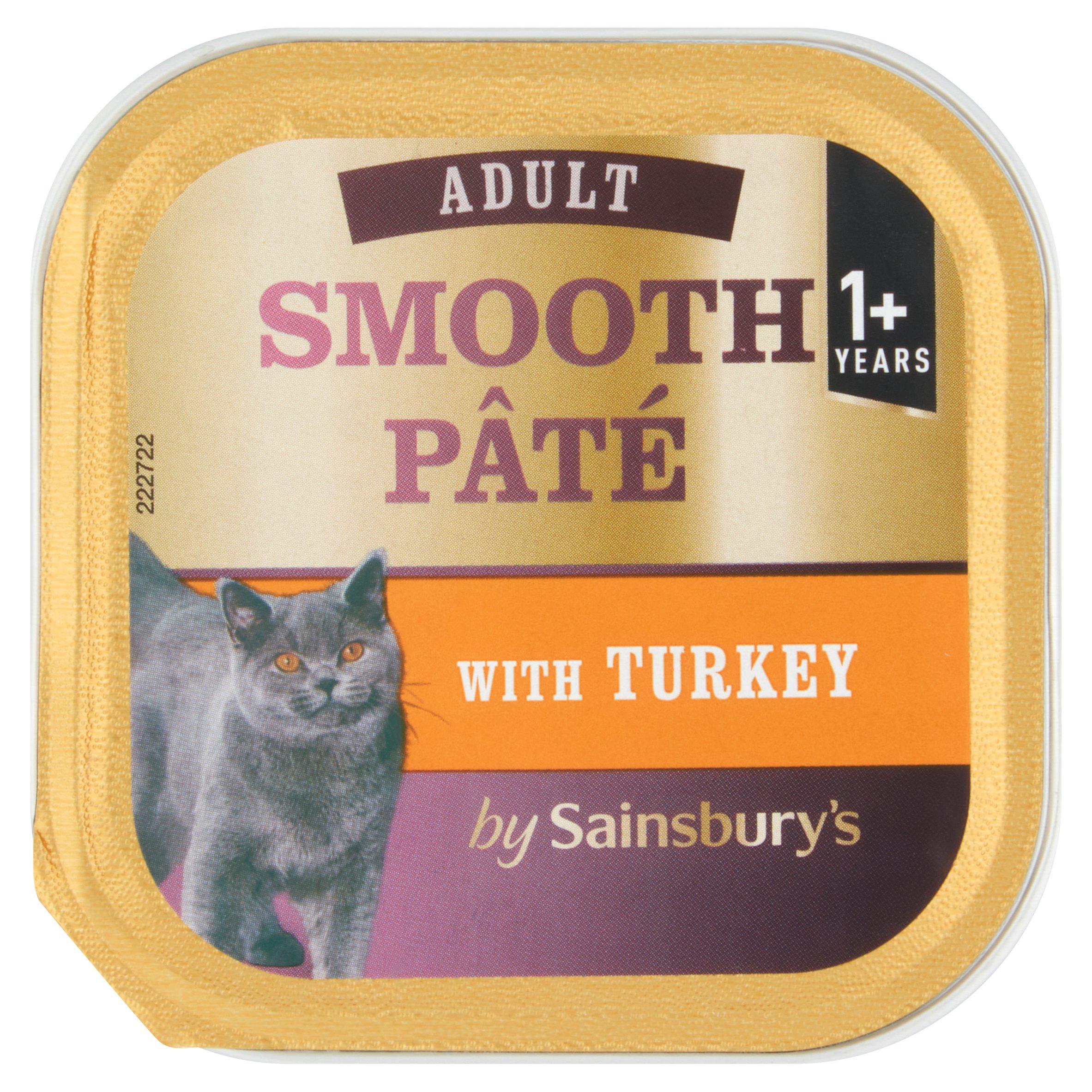 Sainsbury's 100g Complete Nutrition Adult Cat 1 - 7 Years Smooth Pate With Turkey
