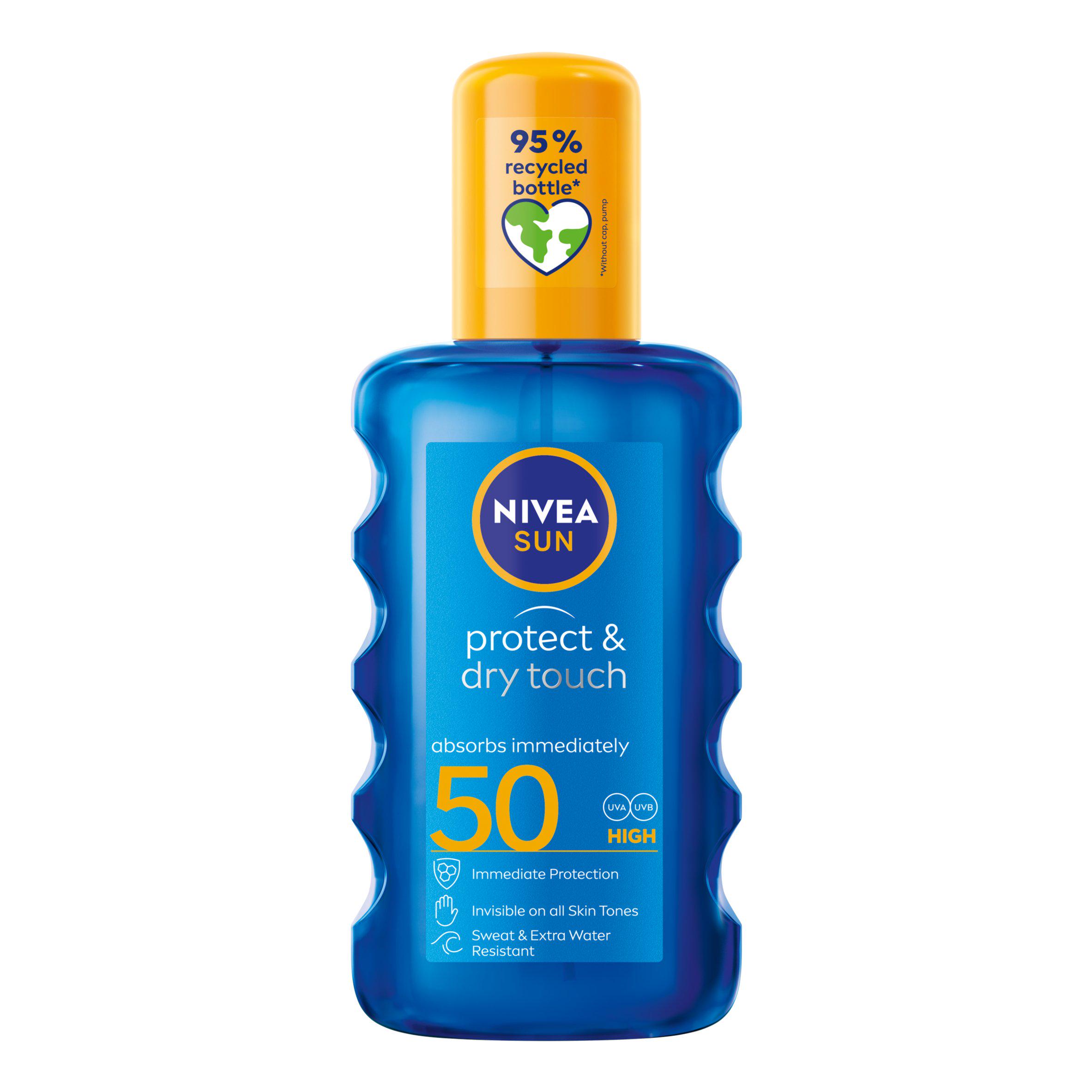 NIVEA SUN Protect & Dry Touch SPF 50 Sunscreen Spray