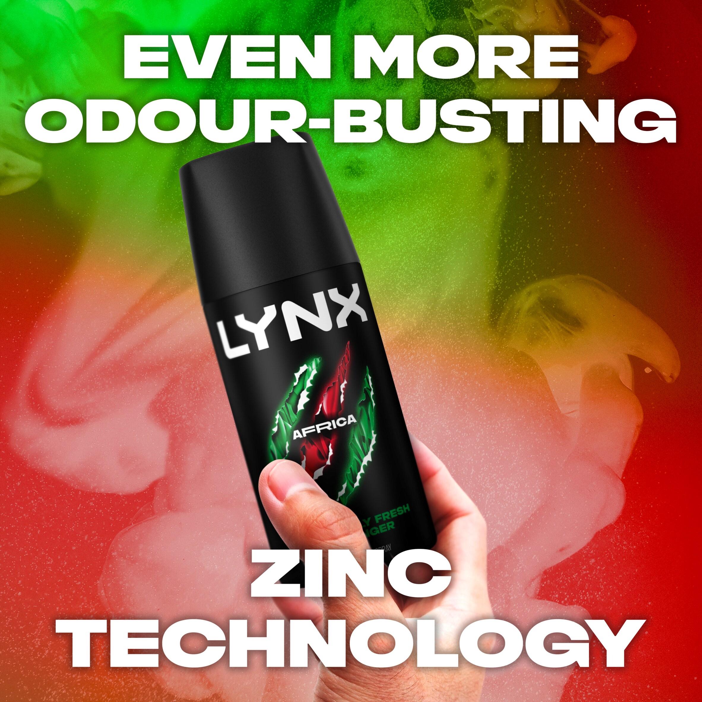 Lynx Africa 48h Deodorant Body Spray for Men Travel Size 35ml thumbnail 3