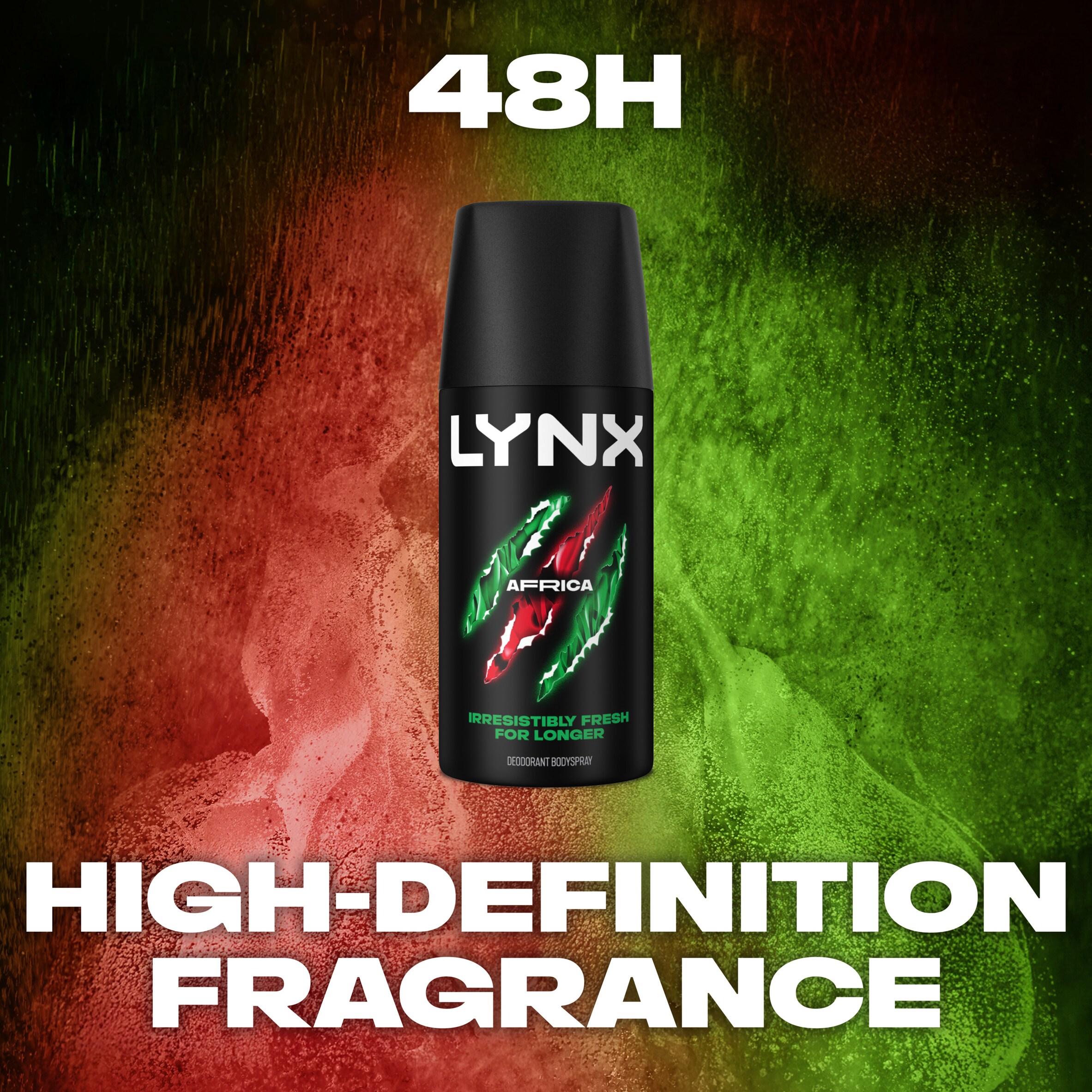 Lynx Africa 48h Deodorant Body Spray for Men Travel Size 35ml thumbnail 4