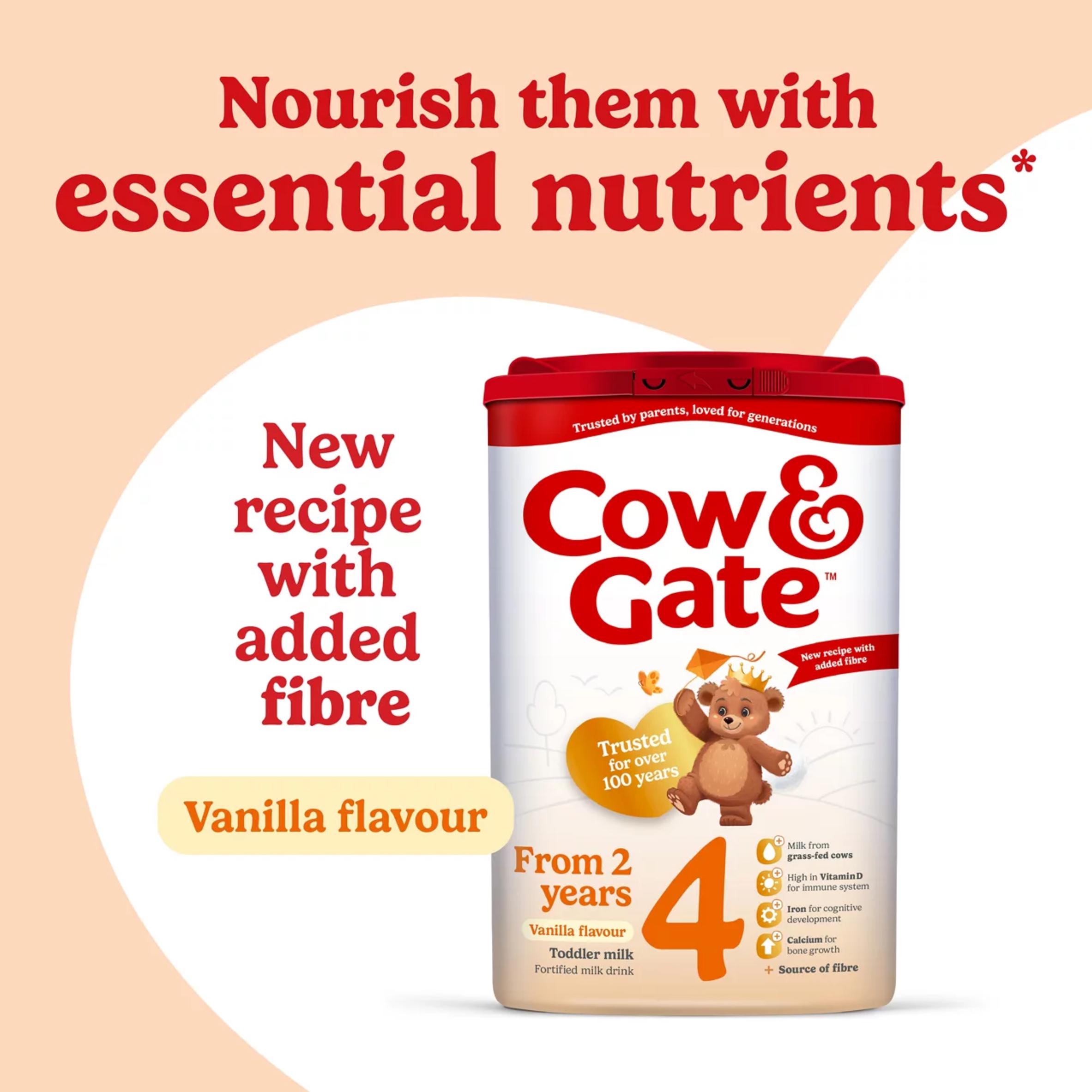Cow & Gate 4 Toddler Milk Formula Powder 2+ Years 800g thumbnail 2