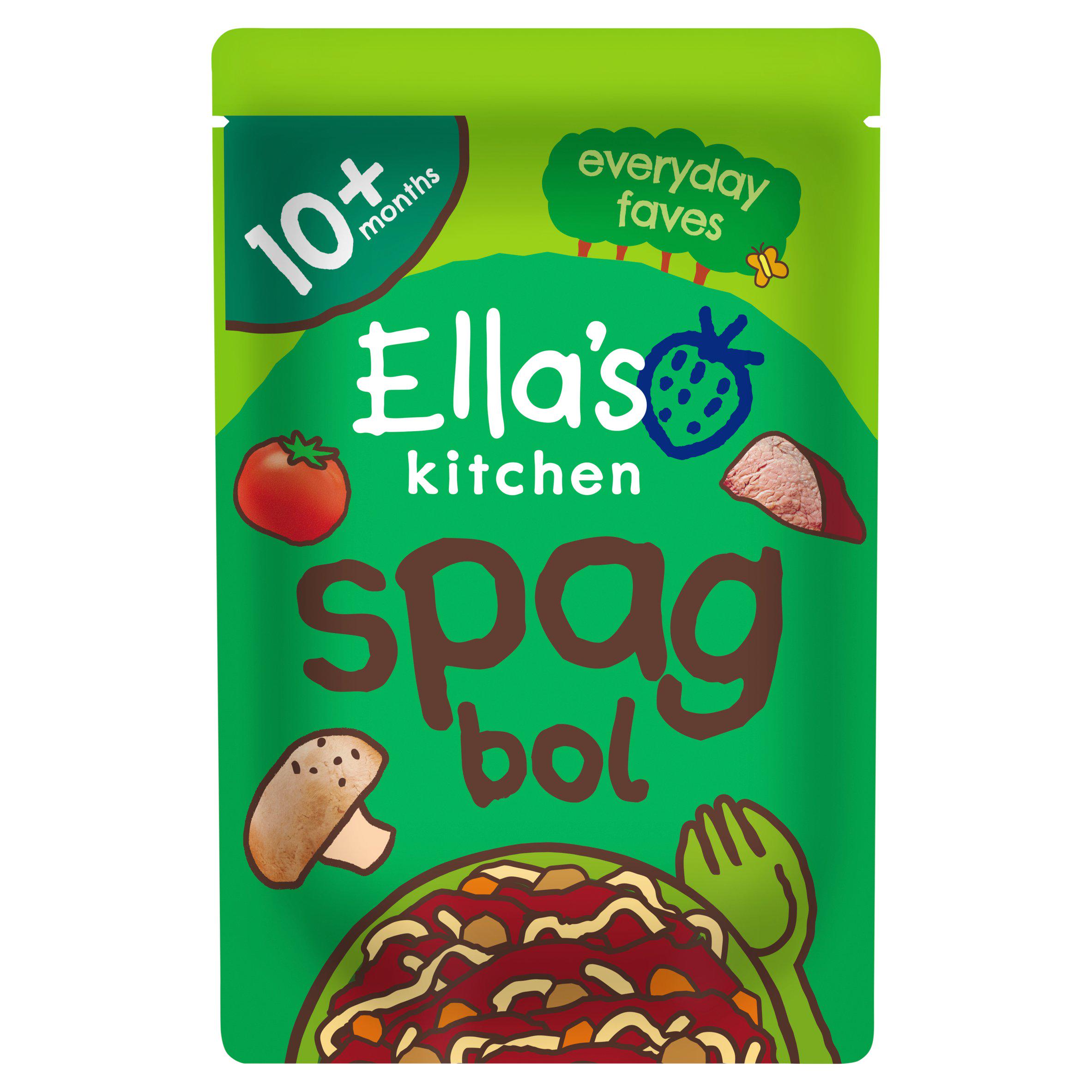 Ella's Kitchen Beef Spag Bol with Cheese Baby Food Pouch 10+ Months