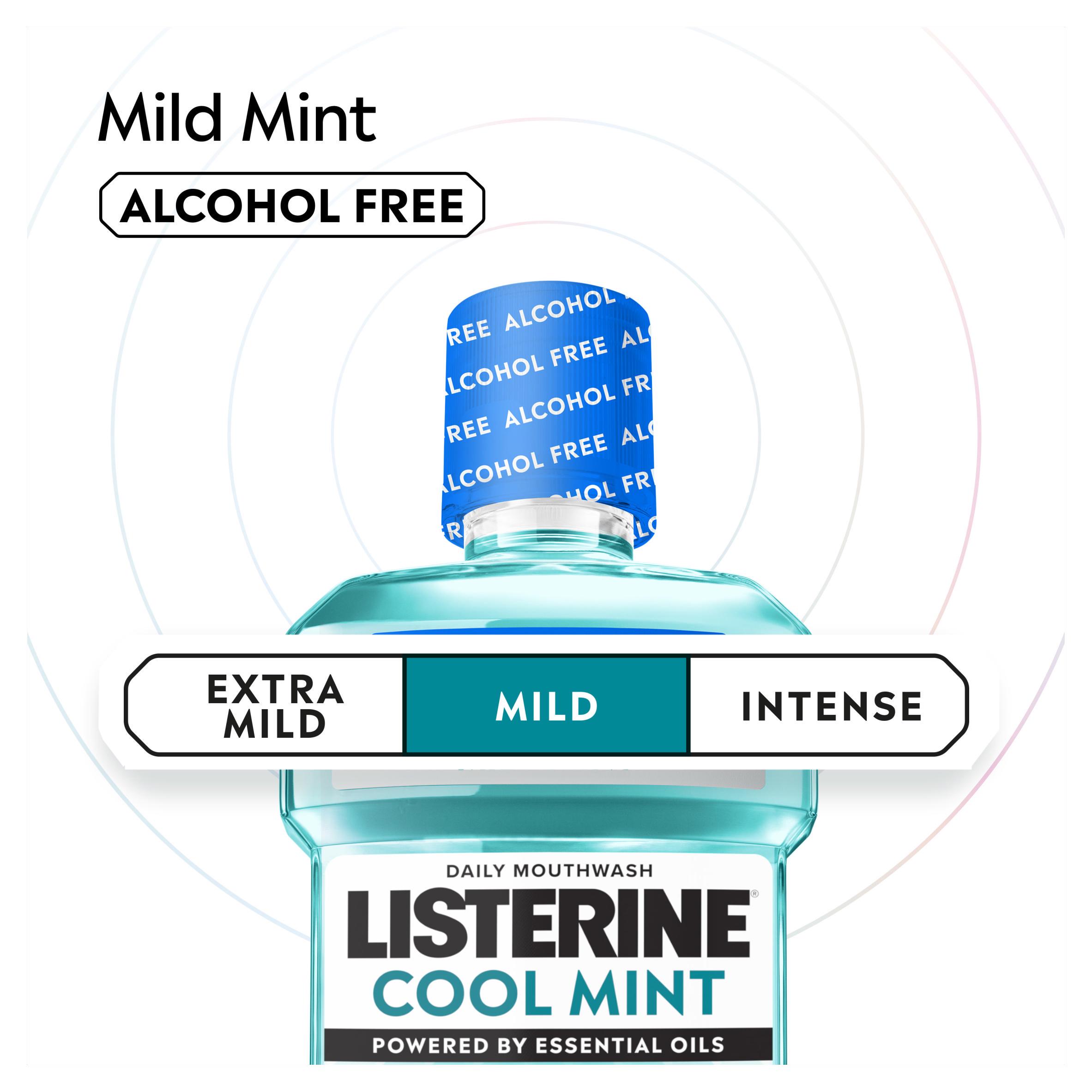 Listerine Essentials Milder Taste Cool Mint Mouthwash 500ml thumbnail 6