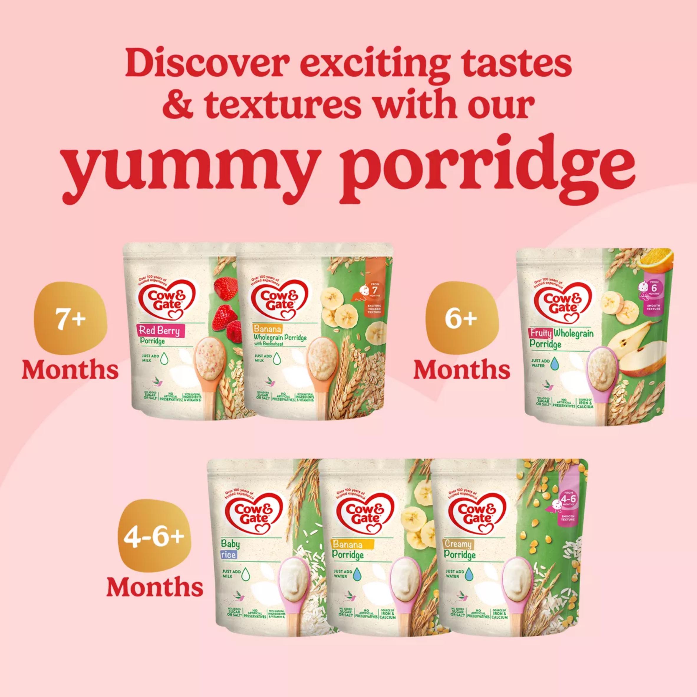 Cow & Gate Multigrain Banana Porridge Baby Cereal 200g thumbnail 3