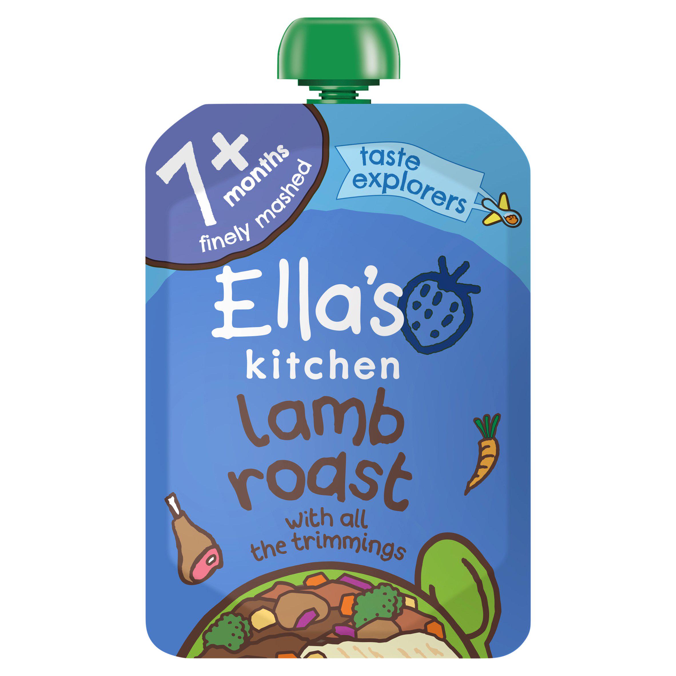Ella's Kitchen Lamb Roast Dinner Baby Food Pouch 7+ Months