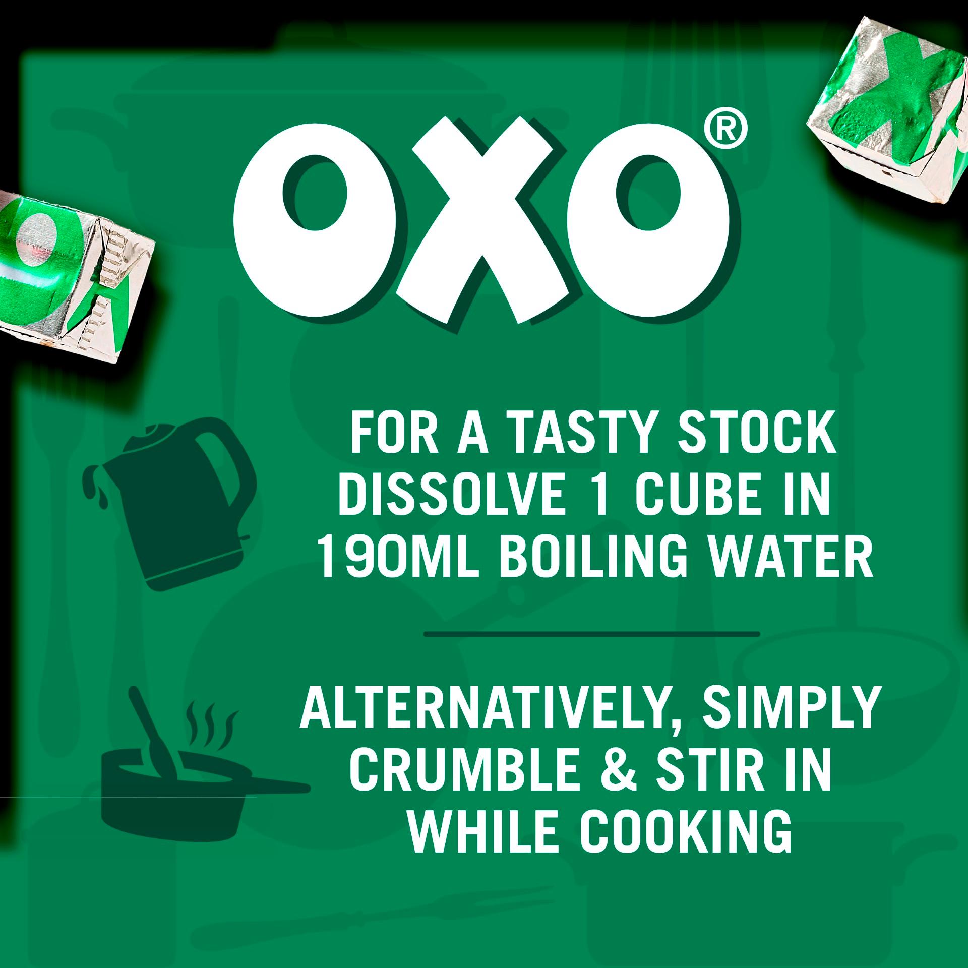 Oxo Reduced Salt Vegetable Stock Cubes x12 71g thumbnail 3