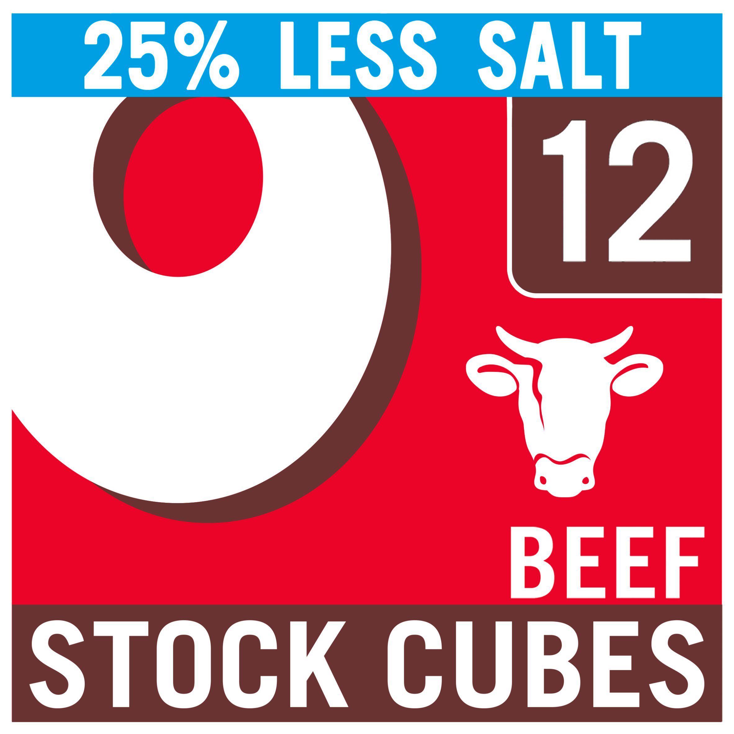 Oxo 12 Reduced Salt Beef Stock Cubes