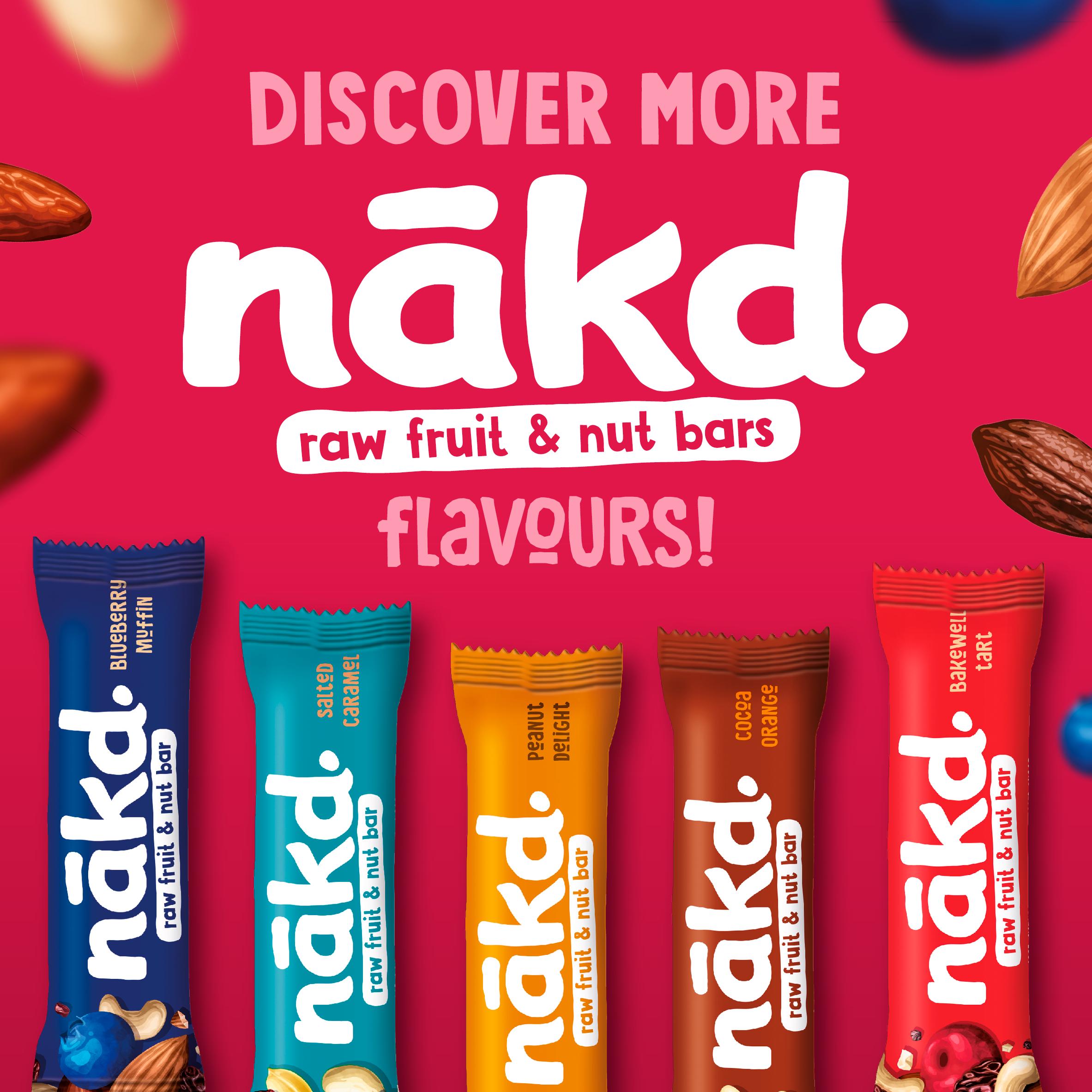 Nakd Berry Delight Fruit & Nut Bars 4x35g thumbnail 2
