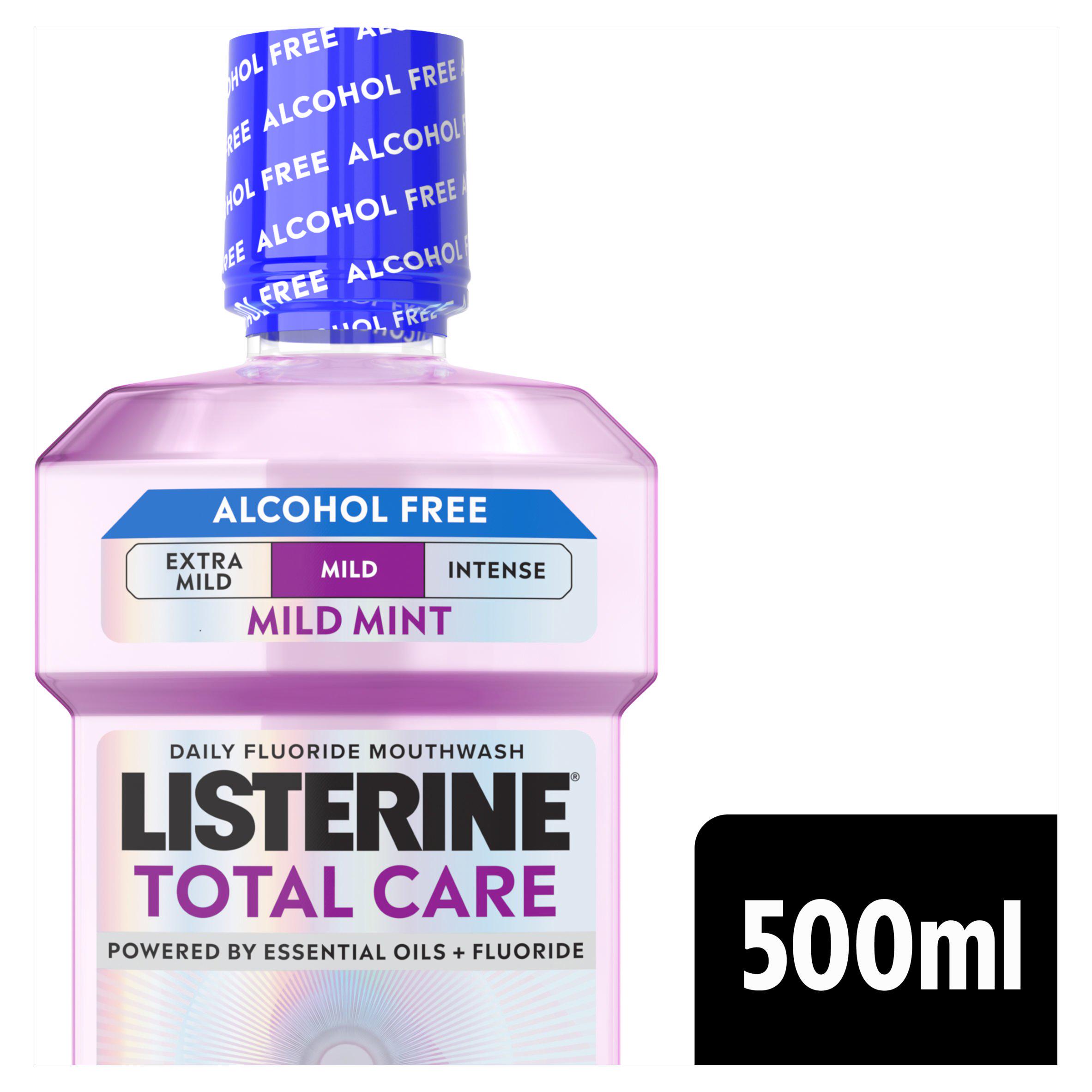 Listerine Total Care 10-in-1 Milder Taste Zero Alcohol Mint Mouthwash