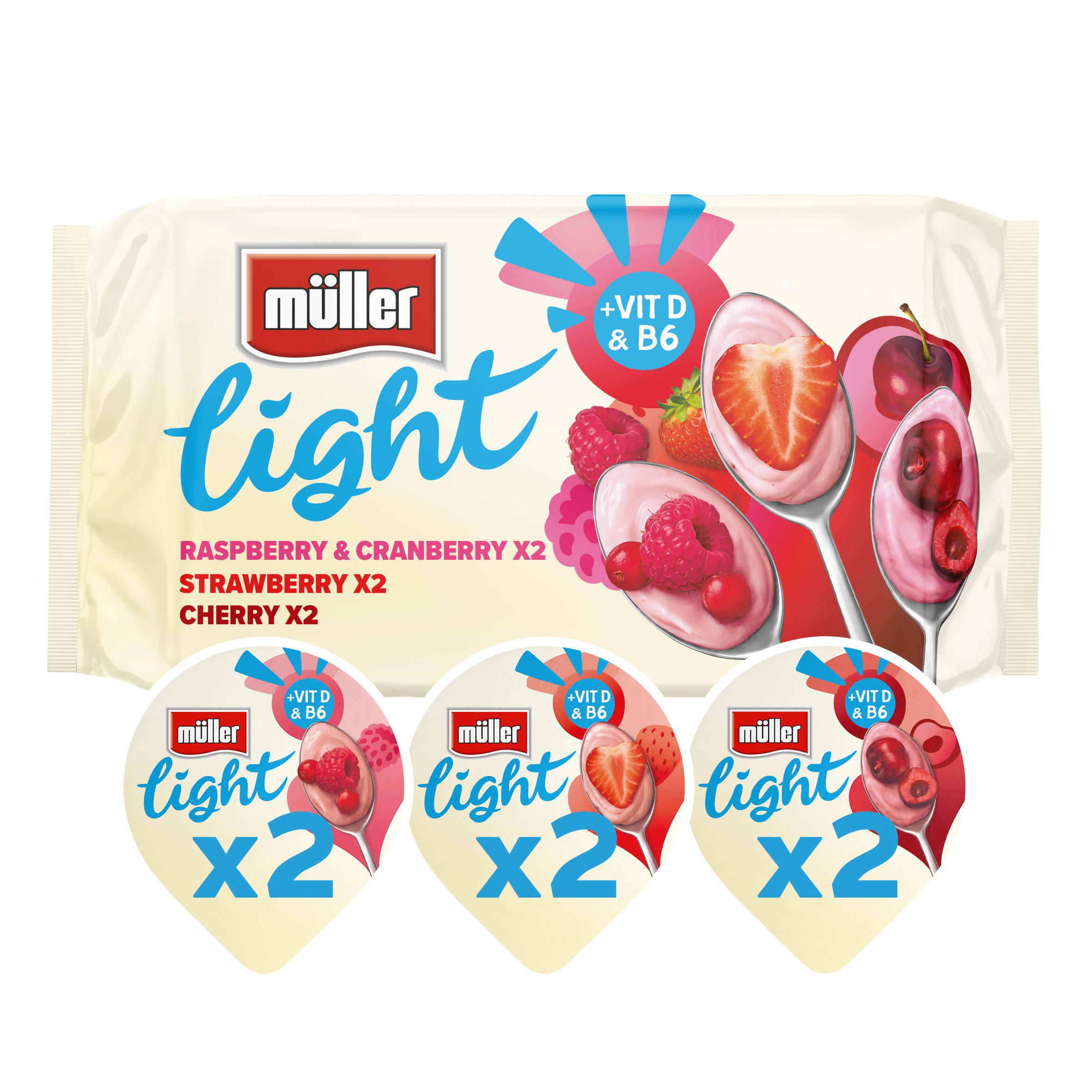 Fat Free Red Fruits Yogurts