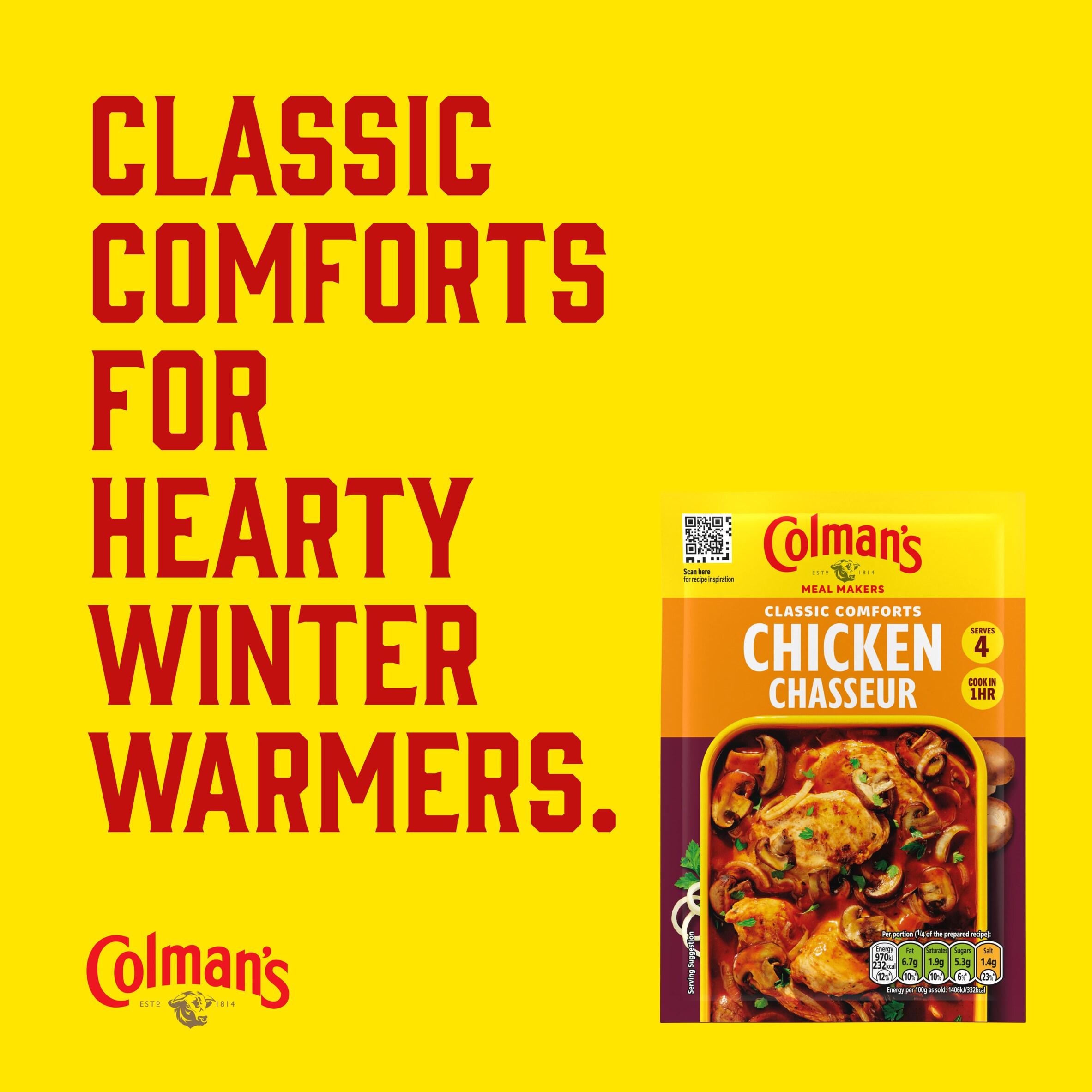 Colman's Recipe Mix Chicken Chasseur 43g thumbnail 3
