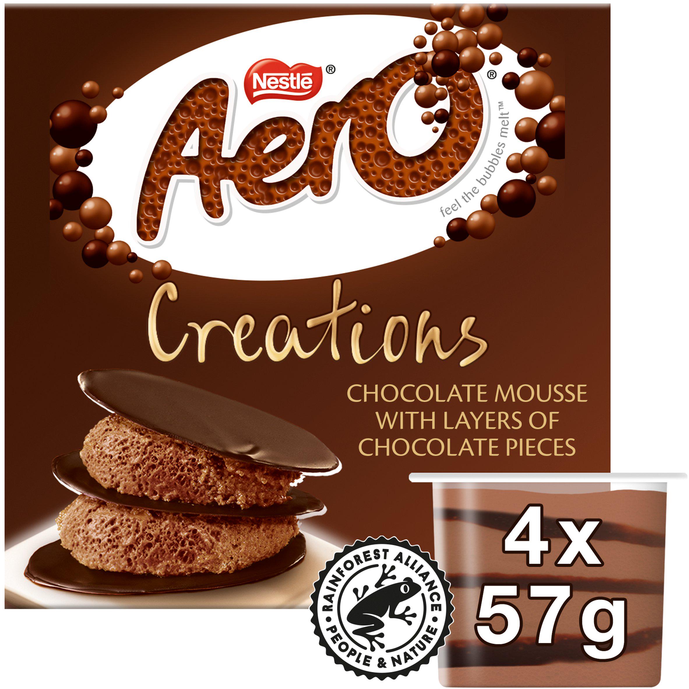Creations Milk Chocolate Mousse 4x57g