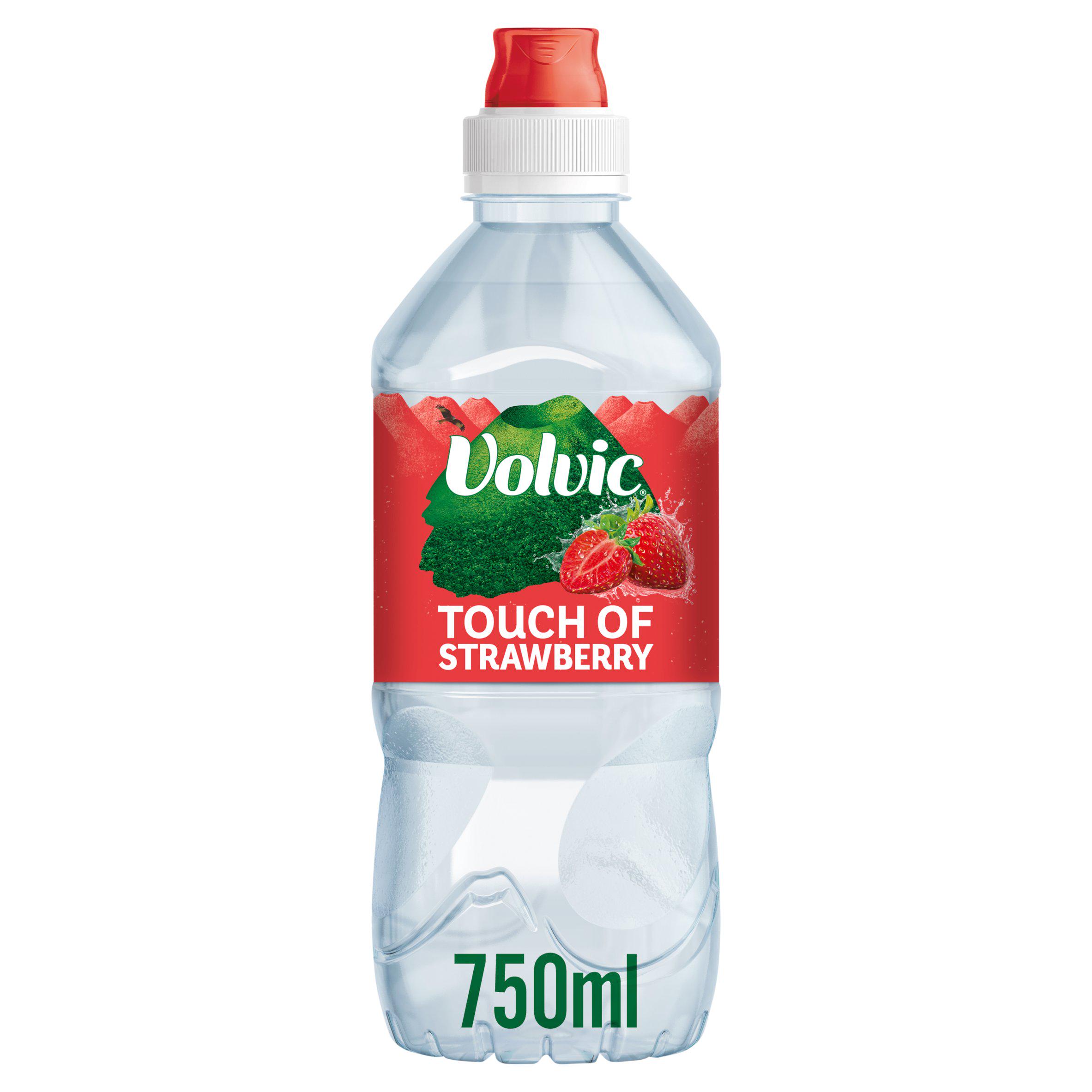 Volvic Touch of Fruit Strawberry Still Flavoured Water 750ml
