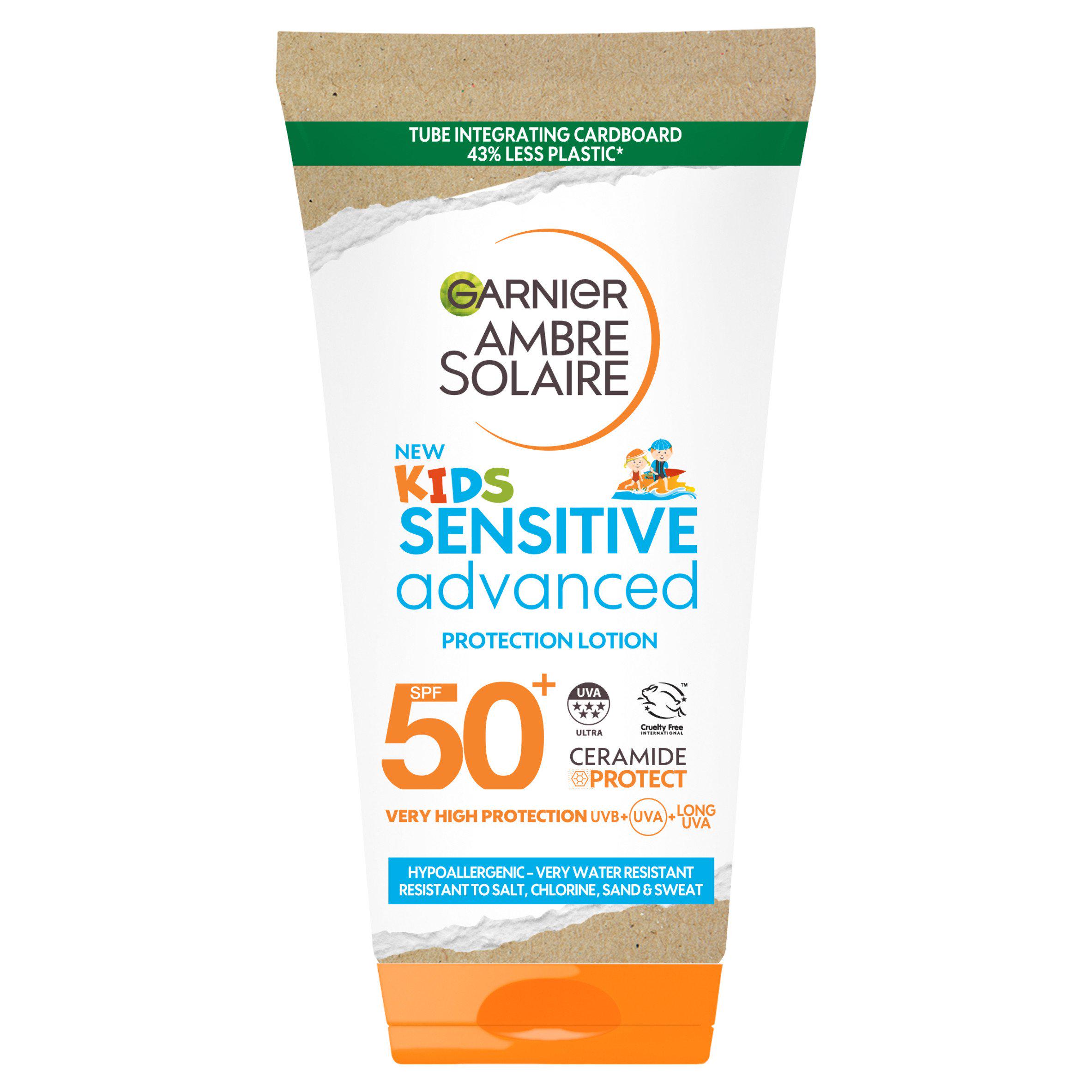 Garnier Ambre Solaire Kids 50ml SPF 50 Sun Cream Lotion Mini