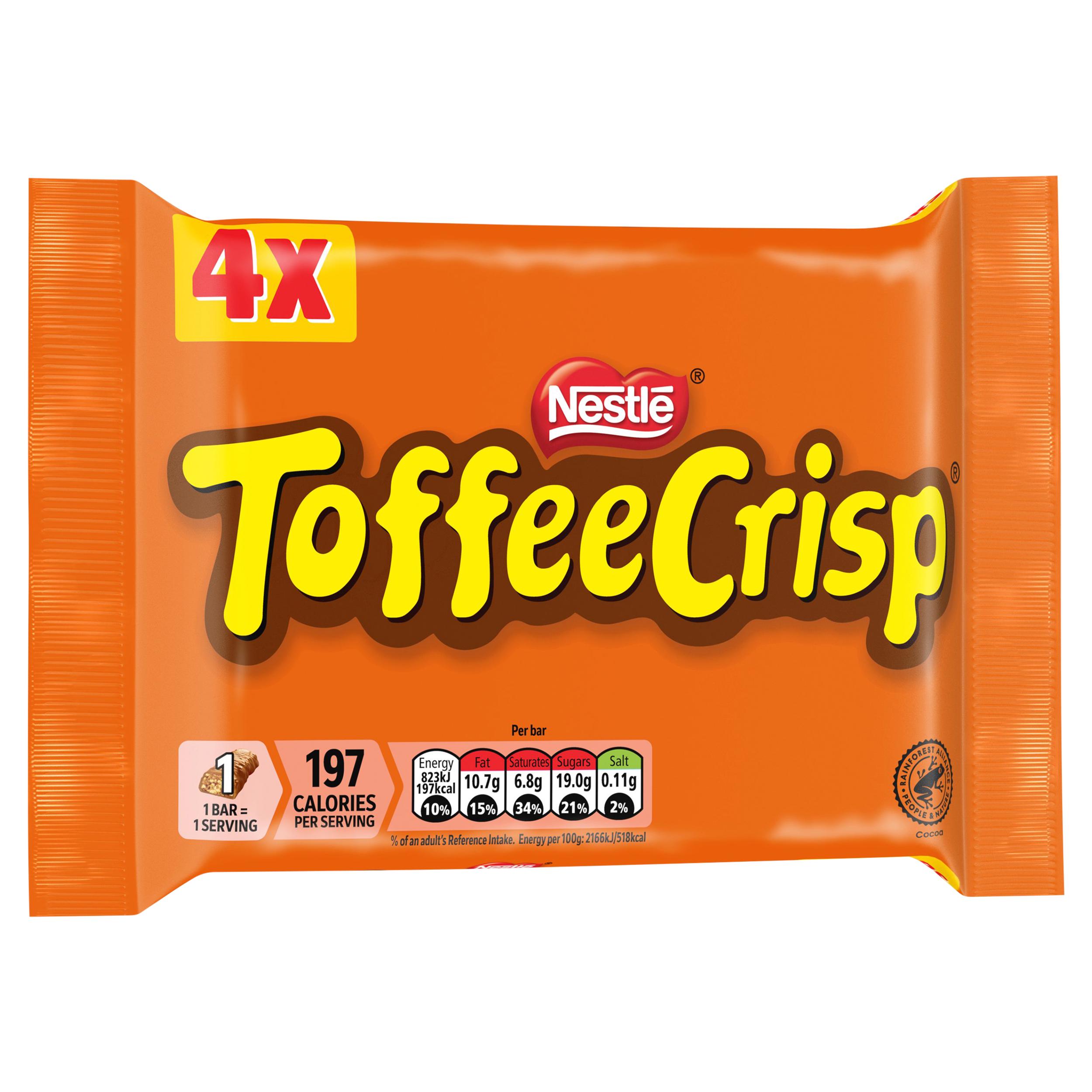 Toffee Crisp Biscuit Bar Multipack x4 152g thumbnail 2
