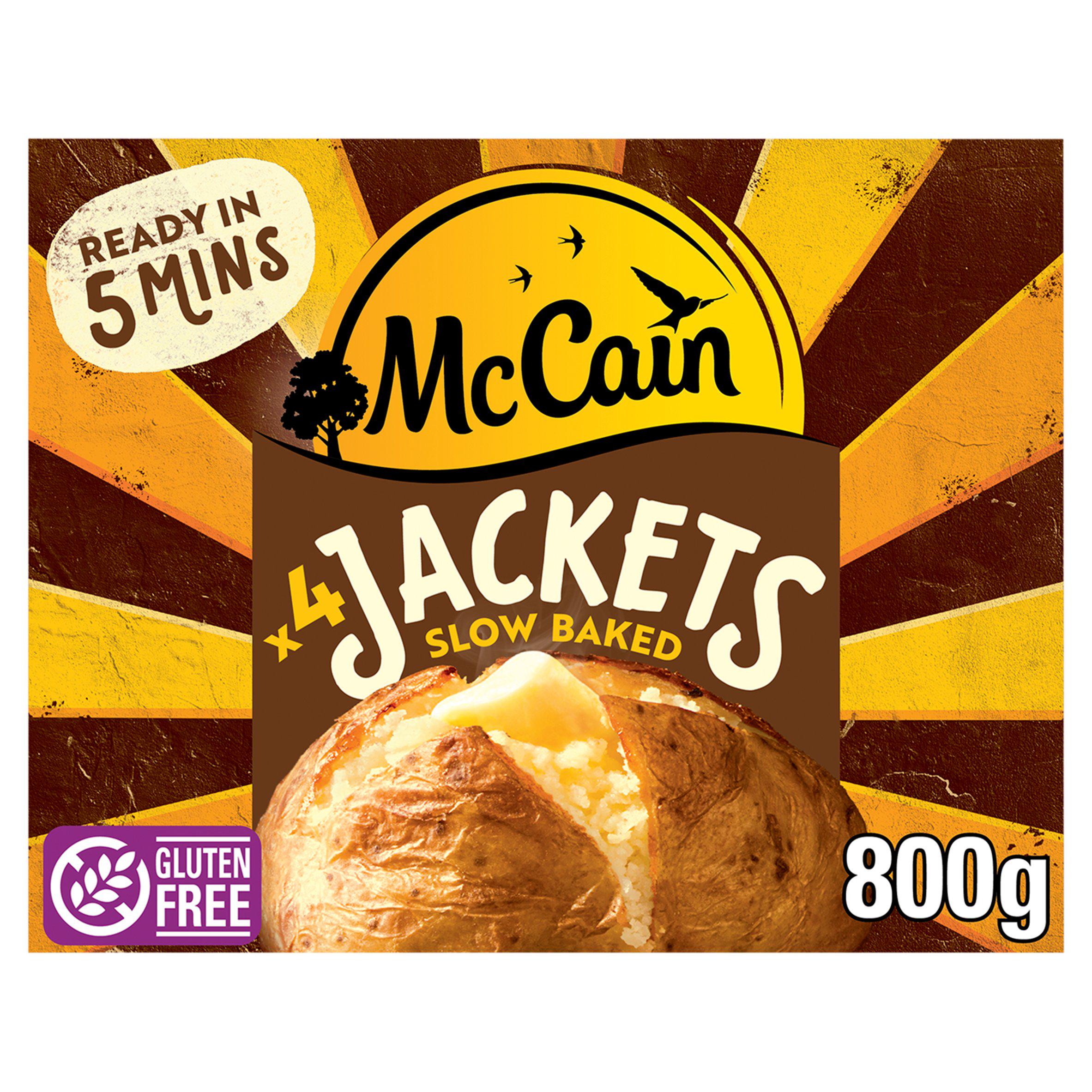 McCain Slow Baked Jackets x4 800g