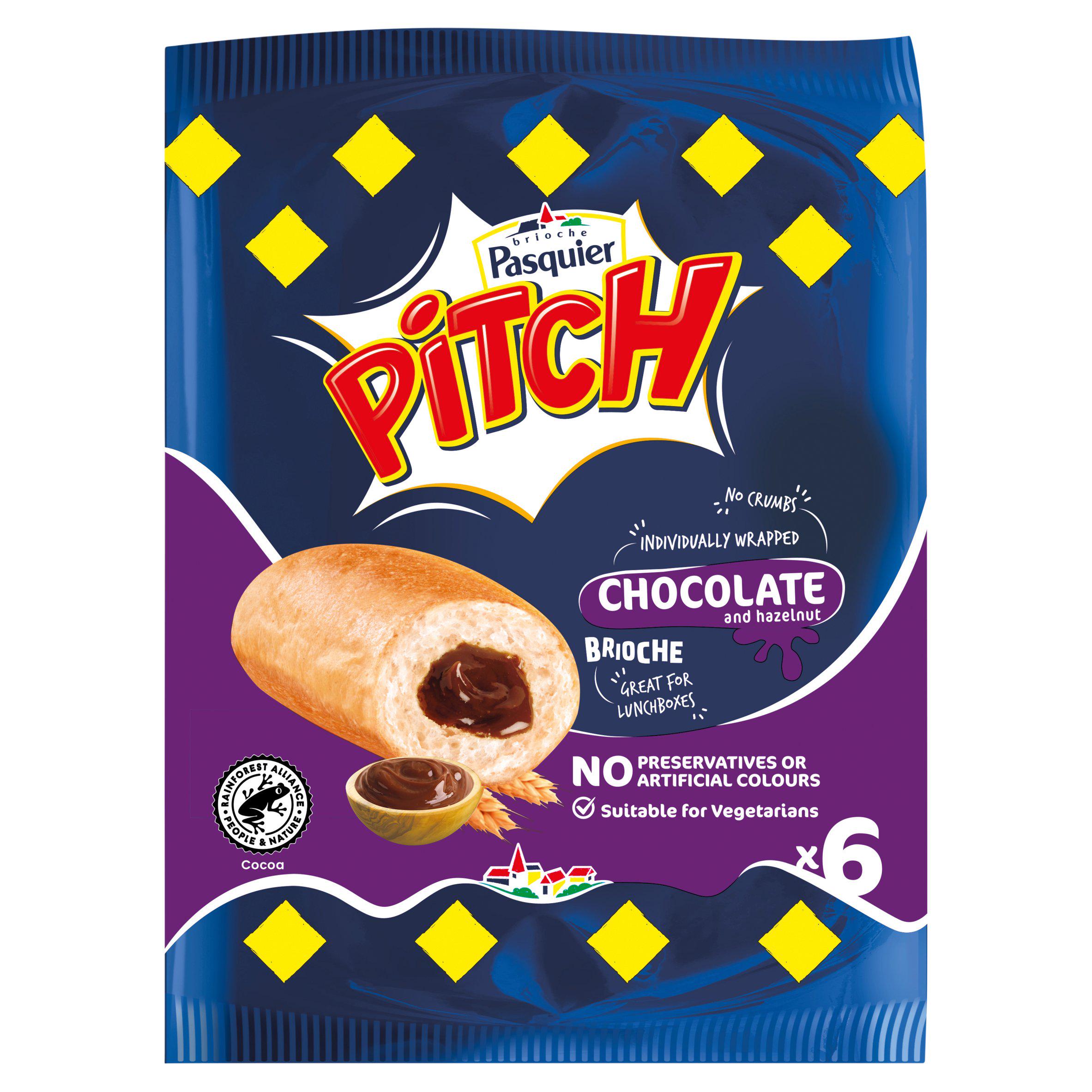 Brioche Pasquier Pitch Chocolate x6