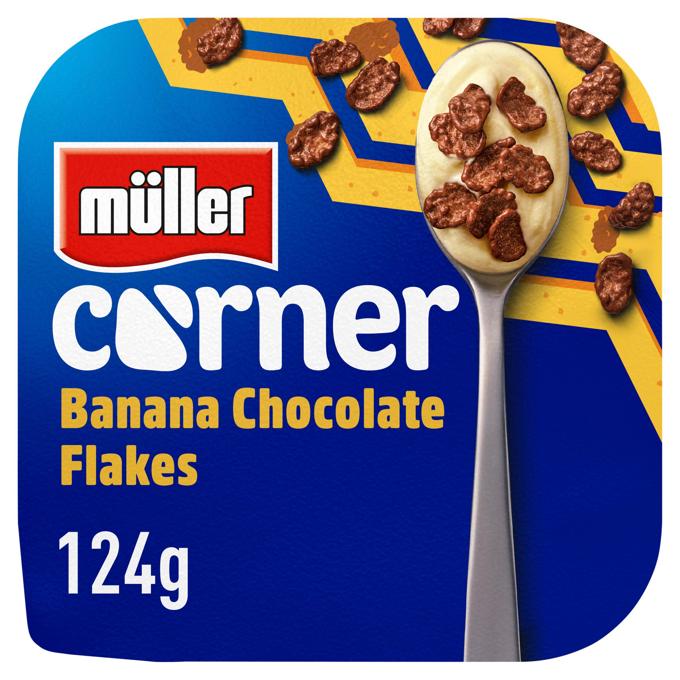 Banana Yogurt with Chocolate Flakes