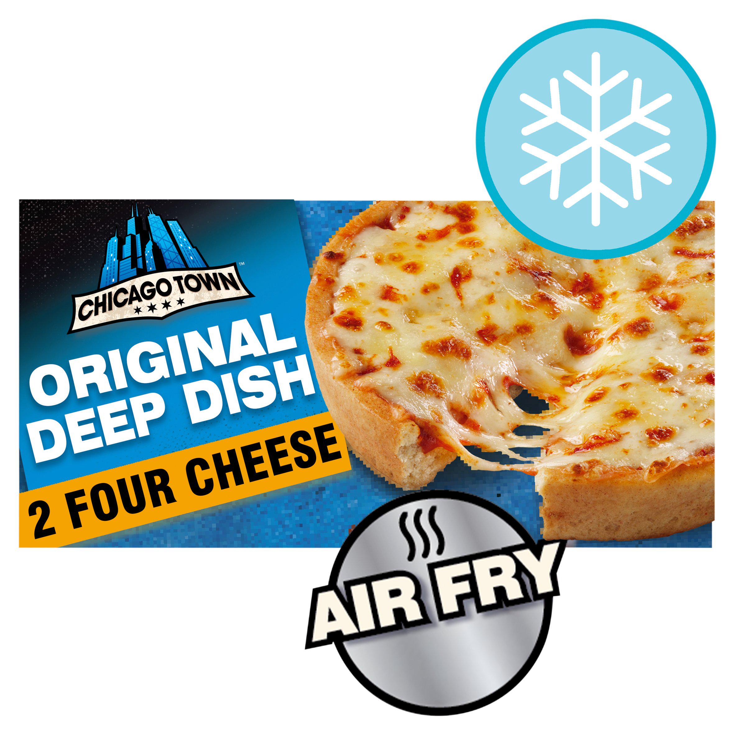 2 Deep Dish Four Cheese Pizzas