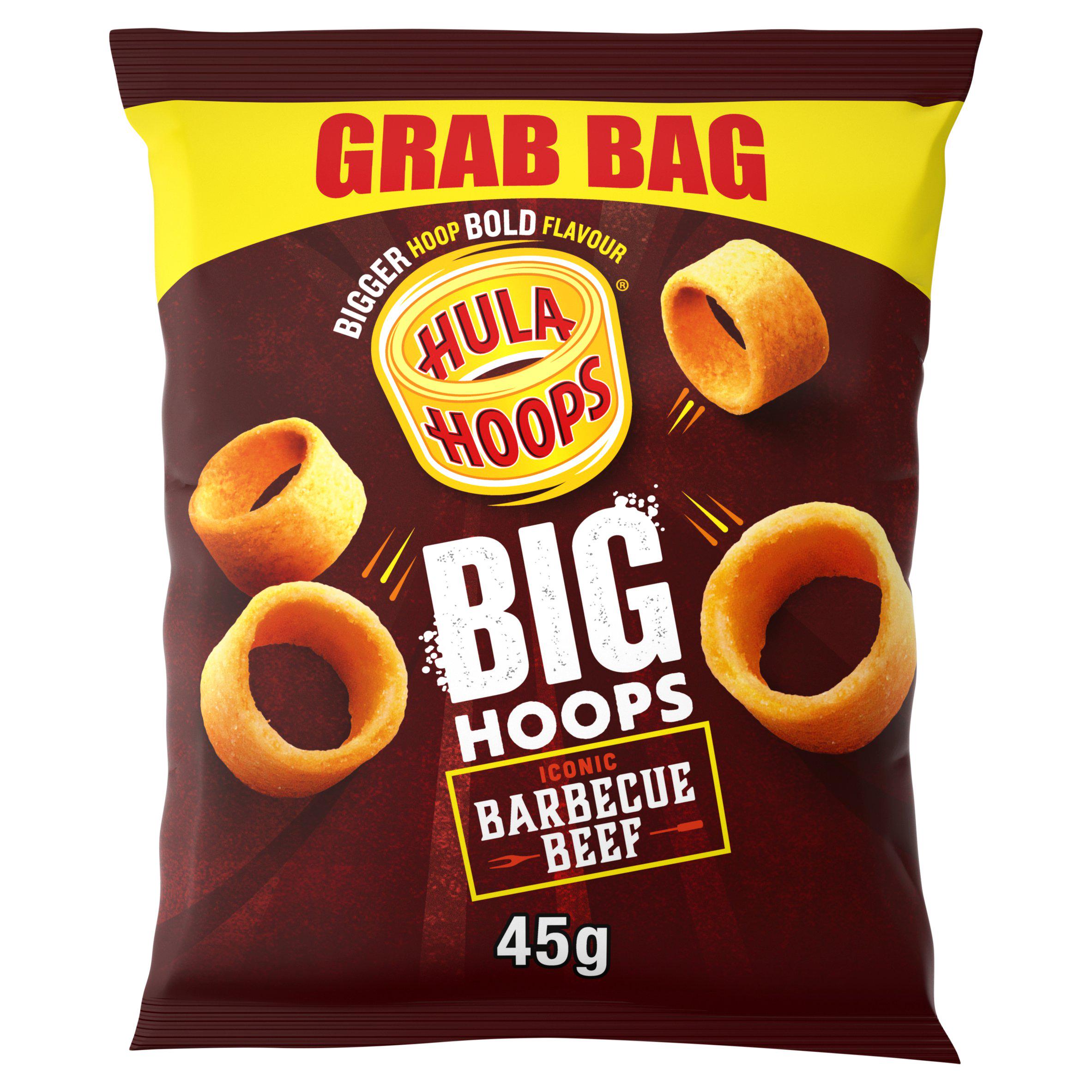 Big Hoops BBQ Beef Flavour Crisps