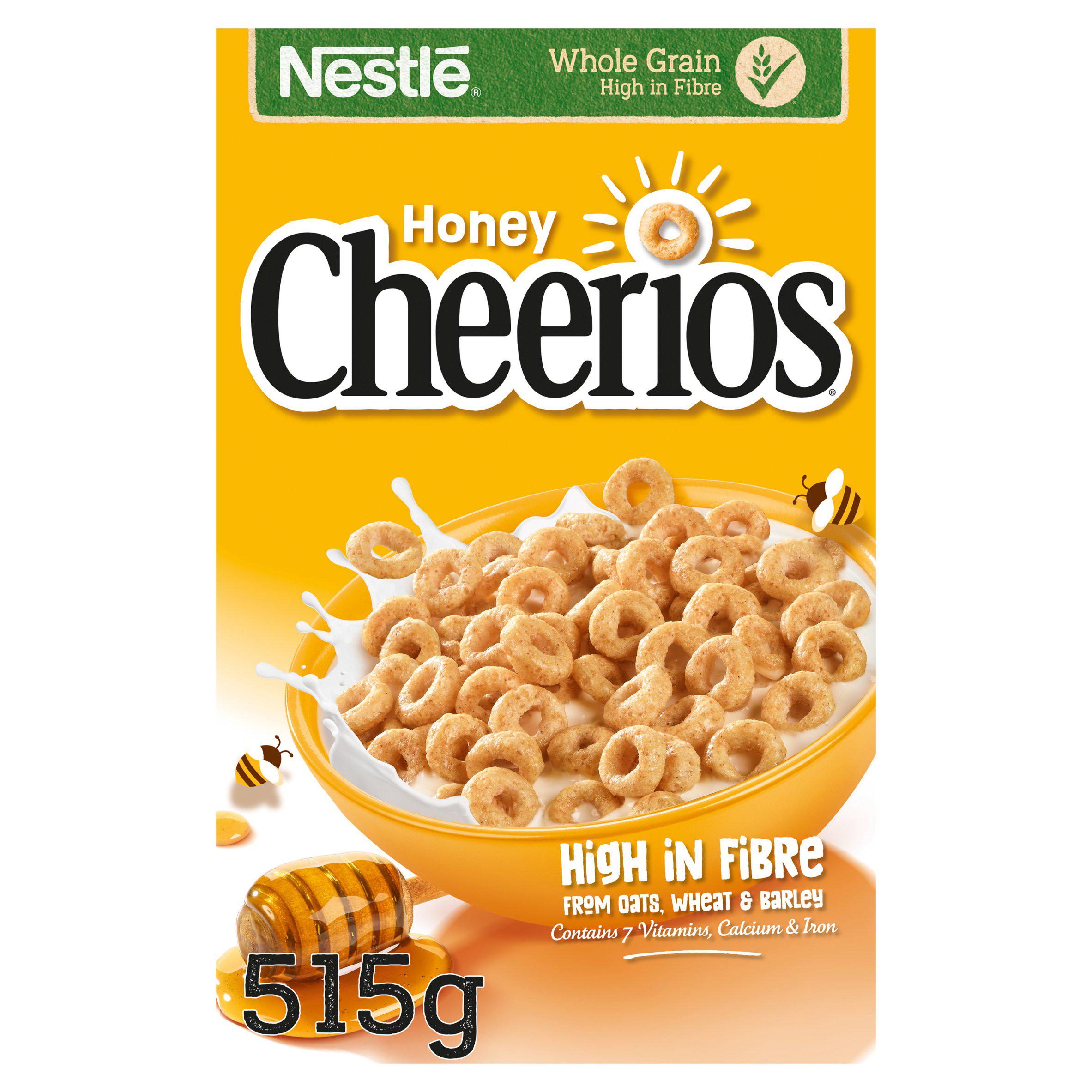 Nestle Cheerios Honey Cereal 515g